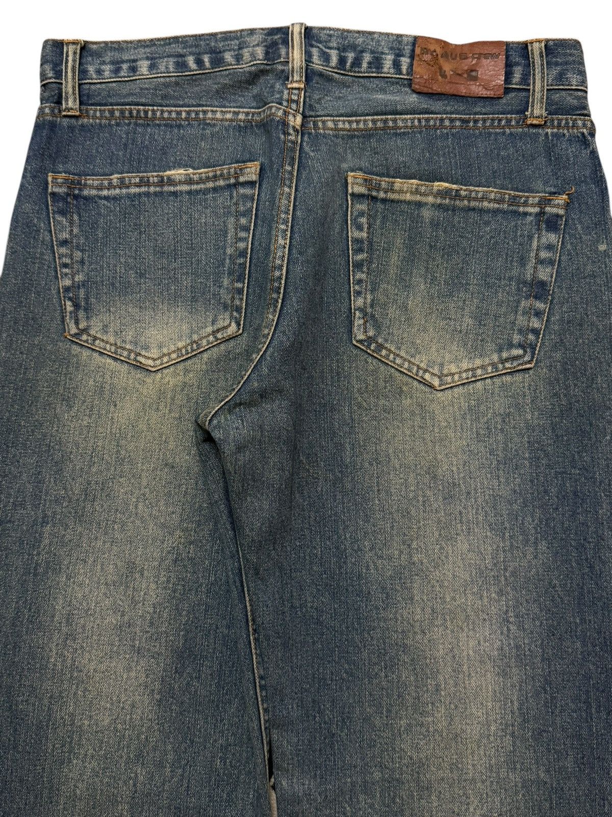 Hysteric Glamour Vintage 90s Japan Nylaus Faded Wash Distress Straight Loose Size US 32 / EU 48 - 5 Thumbnail