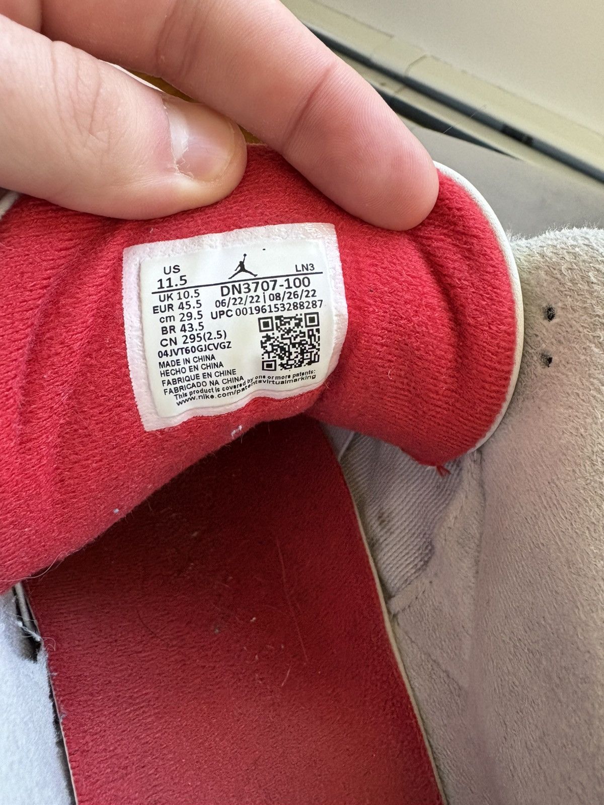 Jordan Brand Air Jordan 3 Retro White Cement Reimagined Size US 11.5 / EU 44-45 - 6 Thumbnail