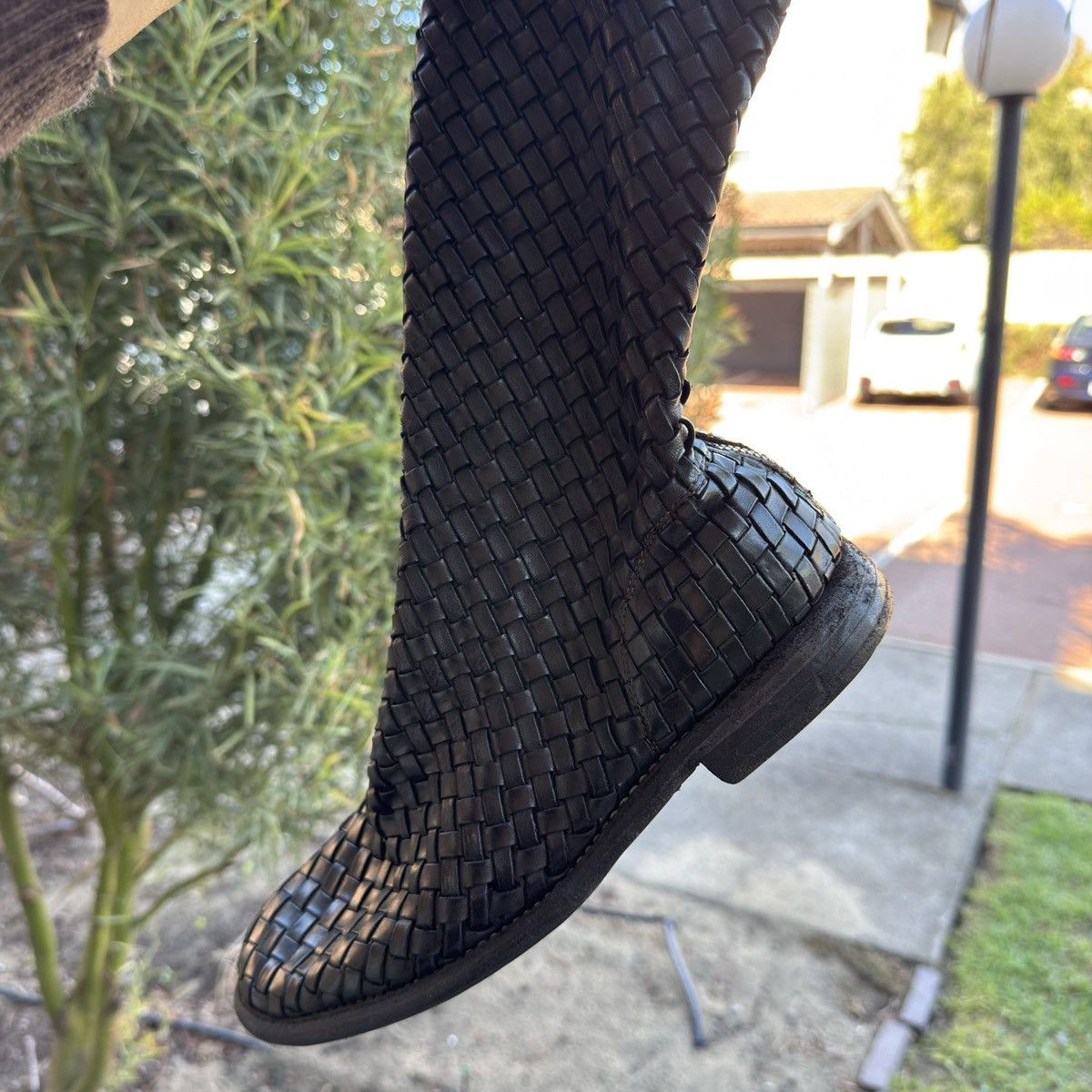 Guidi Rare, brand-new Guidi Archive 989 woven long boots, size 42 Size US 9 / EU 42 - 17 Thumbnail