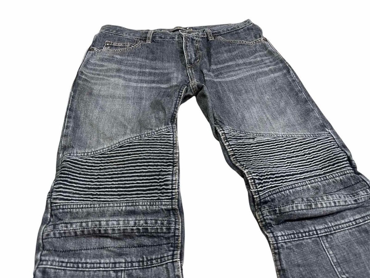 Maison MIHARA YASUHIRO 🔥Rare Mihara Yasuhiro Biker Denim Size US 32 / EU 48 - 3 Thumbnail