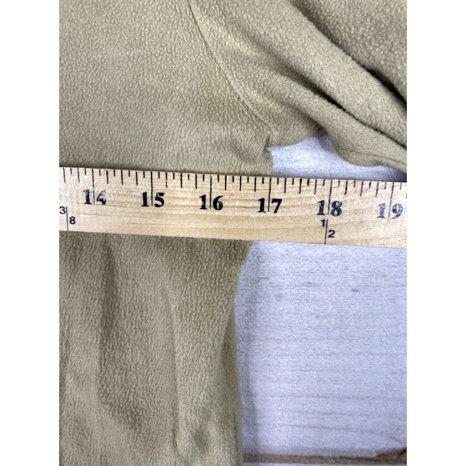 Uniqlo Uniqlo Sweater Womens L Tan Long Sleeve Turtleneck Pullover Fleece Stretch Soft Casual Fall Winter Size L / US 10 / IT 46 - 6 Thumbnail