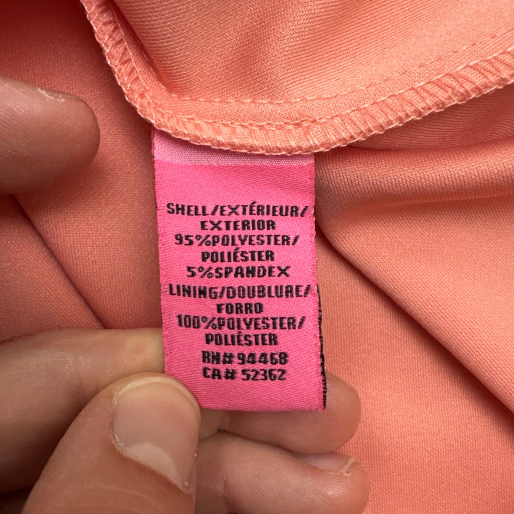 Betsey Johnson Betsey Johnson Midi Sheath Dress Womens 8 Coral Pink Sleeveless Asymmetric Work Size M / US 6-8 / IT 42-44 - 7 Thumbnail