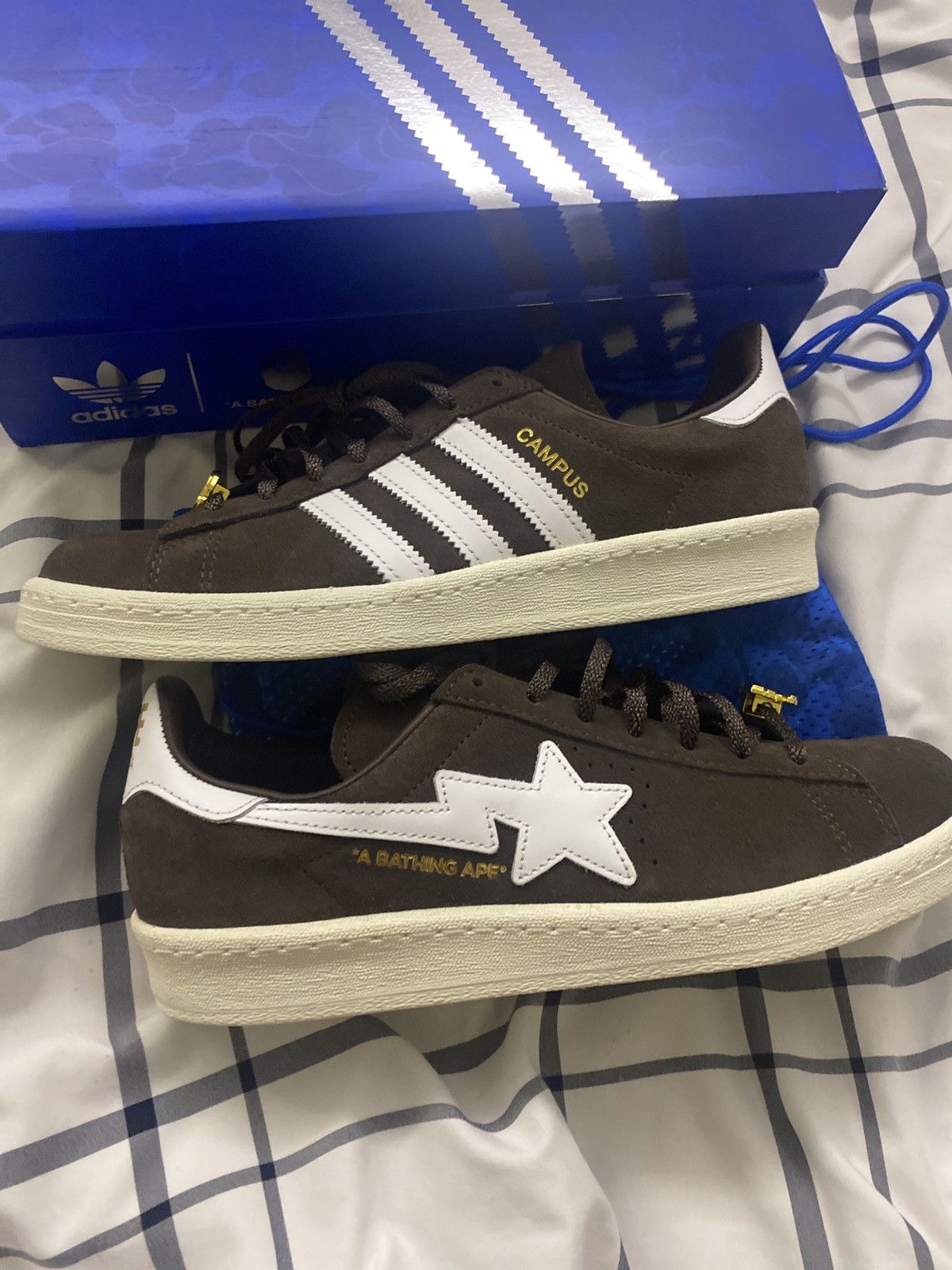 Adidas × Bape Bape x Adidas Campus 80s 30th Anniversary Size US 8 / EU 41 - 3 Thumbnail