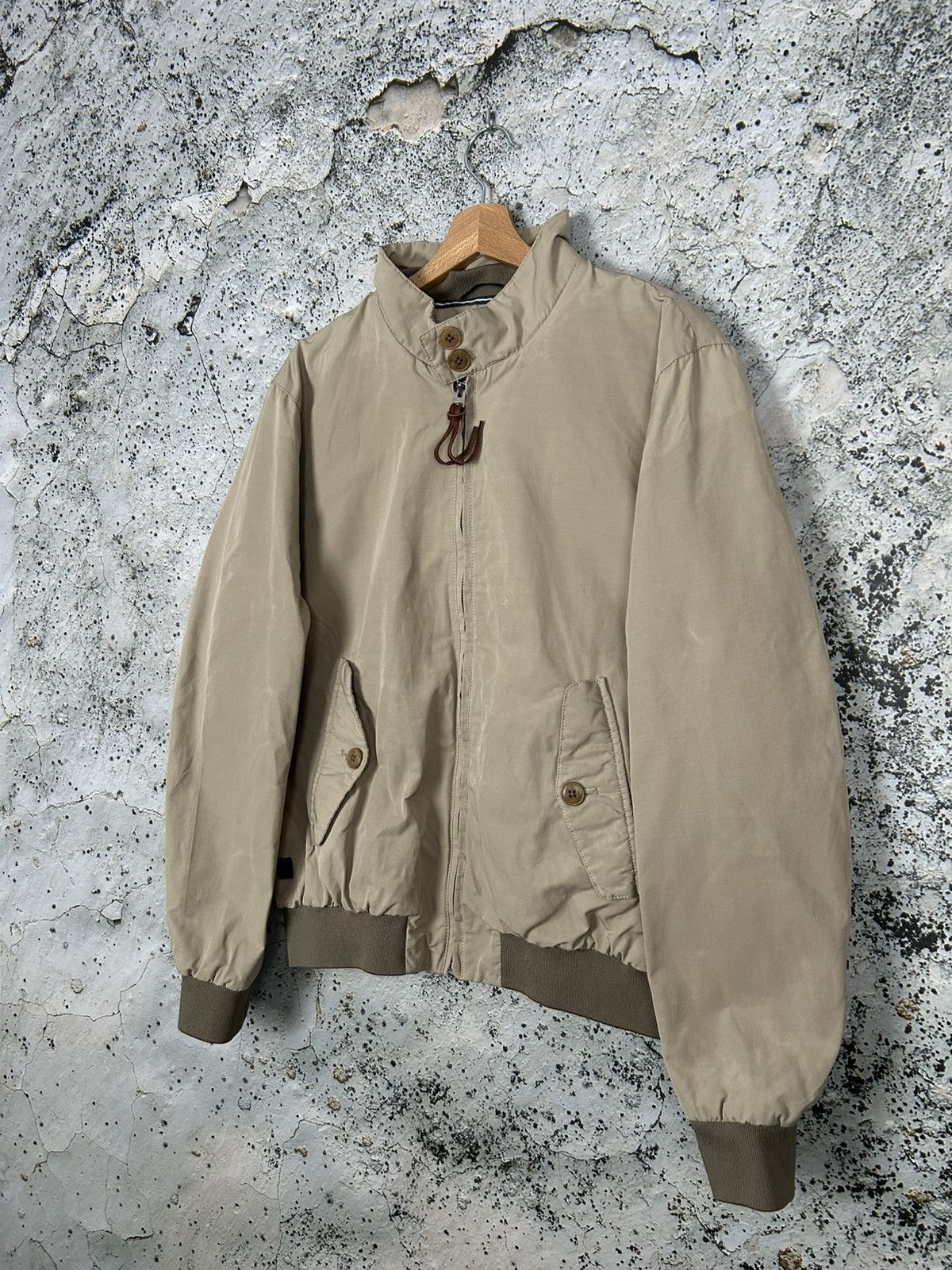 Marc O'Polo Marc O Polo Beige Bomber Jacket Vintage Boxy Basic Size US XL / EU 56 / 4 - 2 Thumbnail