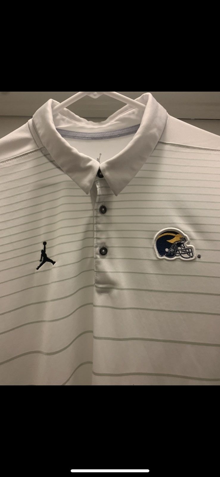 Jordan Brand University of Michigan Jordan Brand College Football Polo Size US XL / EU 56 / 4 - 1 Thumbnail