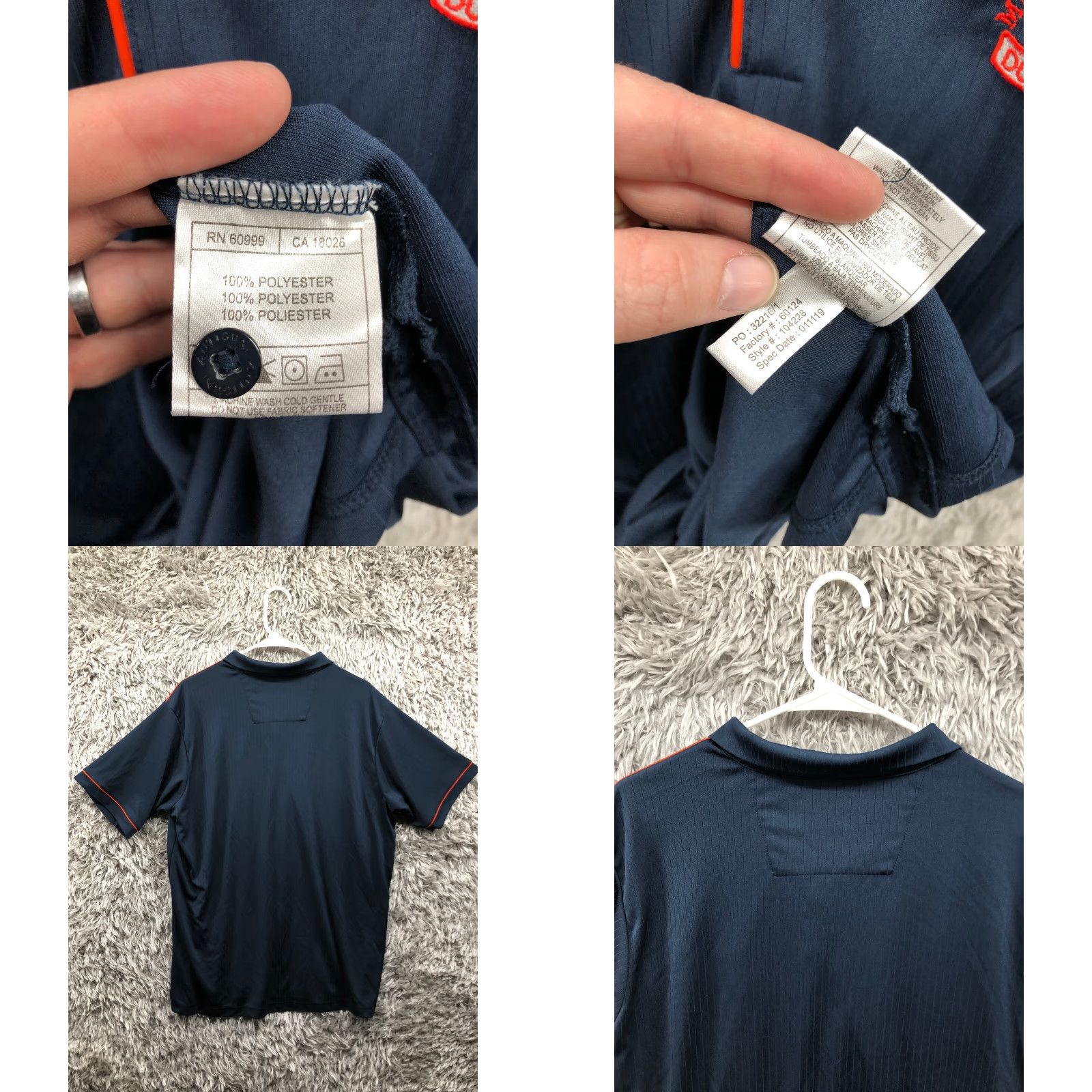 Vintage Antigua Polo Shirt Men's XL Pullover Embroidered Maple Meadows GC Blue Polo Short Sleeve Golf Shirt Mens XL Embroidered Antigua Polo Size US XL / EU 56 / 4 - 8 Thumbnail