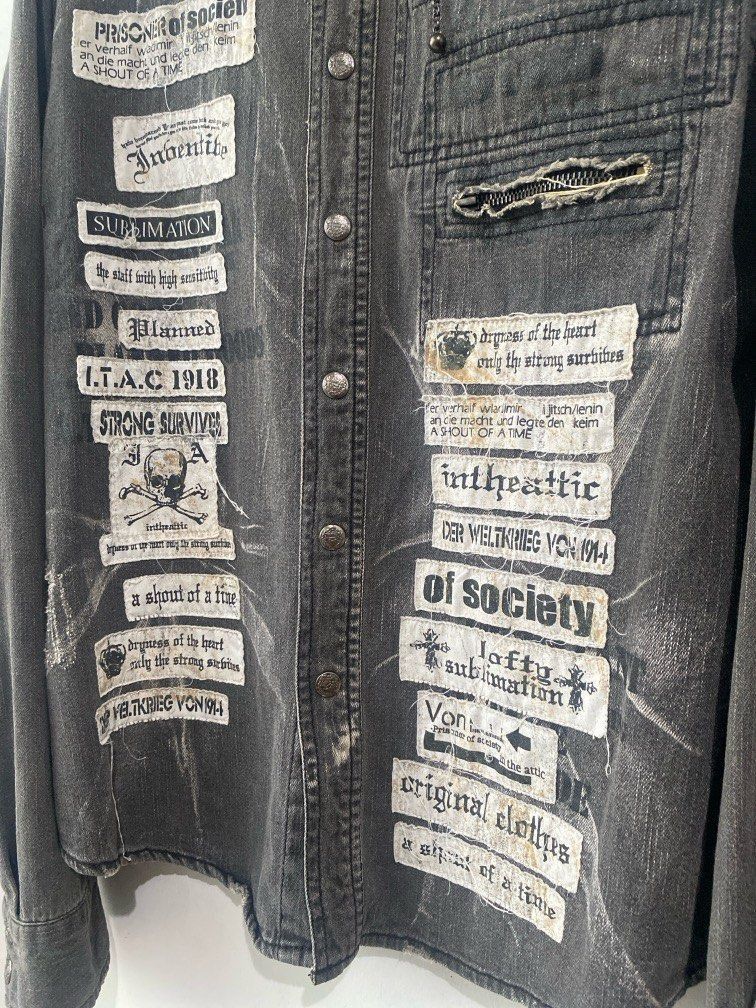 In The Attic × Japanese Brand In the attic men's shirt punk Size US M / EU 48-50 / 2 - 3 Thumbnail