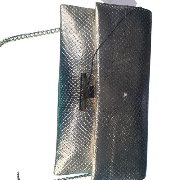 Loeffler Randall Pre-Owned Loeffler Randall Tab Embossed Metallic Leather Clu Size ONE SIZE - 10 Thumbnail