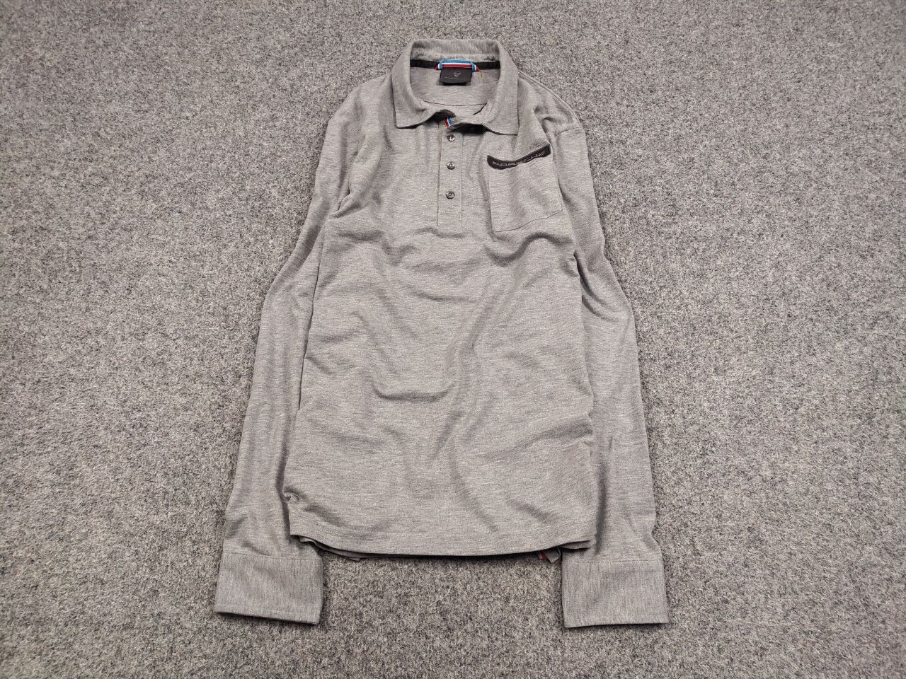 Japanese Brand Porsche Design Classic Herren Rugby Long Sleeve Polo Shirt Size US L / EU 52-54 / 3 - 2 Thumbnail