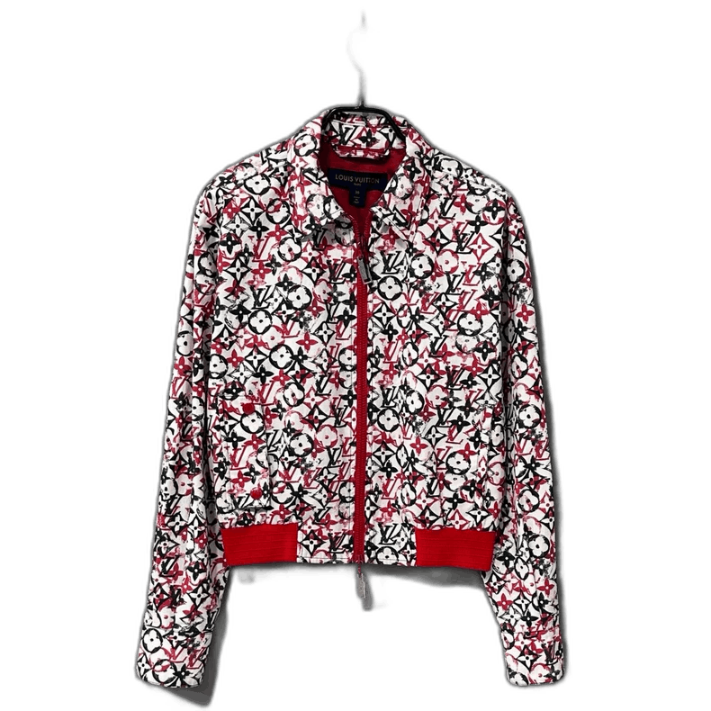 Louis Vuitton Colorful Red and Black Louis Vuitton Jacket Size S / US 4 / IT 40 - 1 Thumbnail
