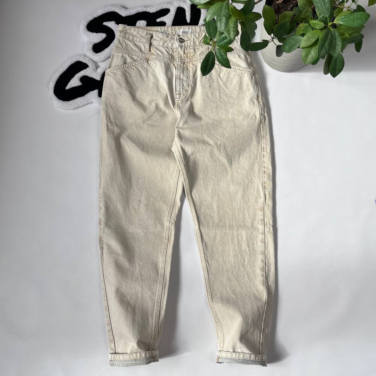 CLOSED Milano Closed Jeans Candiani Denim Pants Washed Effect Size 27" / US 4 / IT 40 - 1 Thumbnail