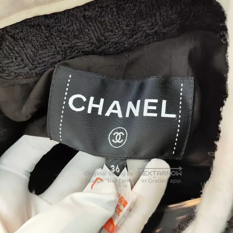 Chanel Chanel Black coat with doll's collar Size XS / US 0-2 / IT 36-38 - 4 Thumbnail