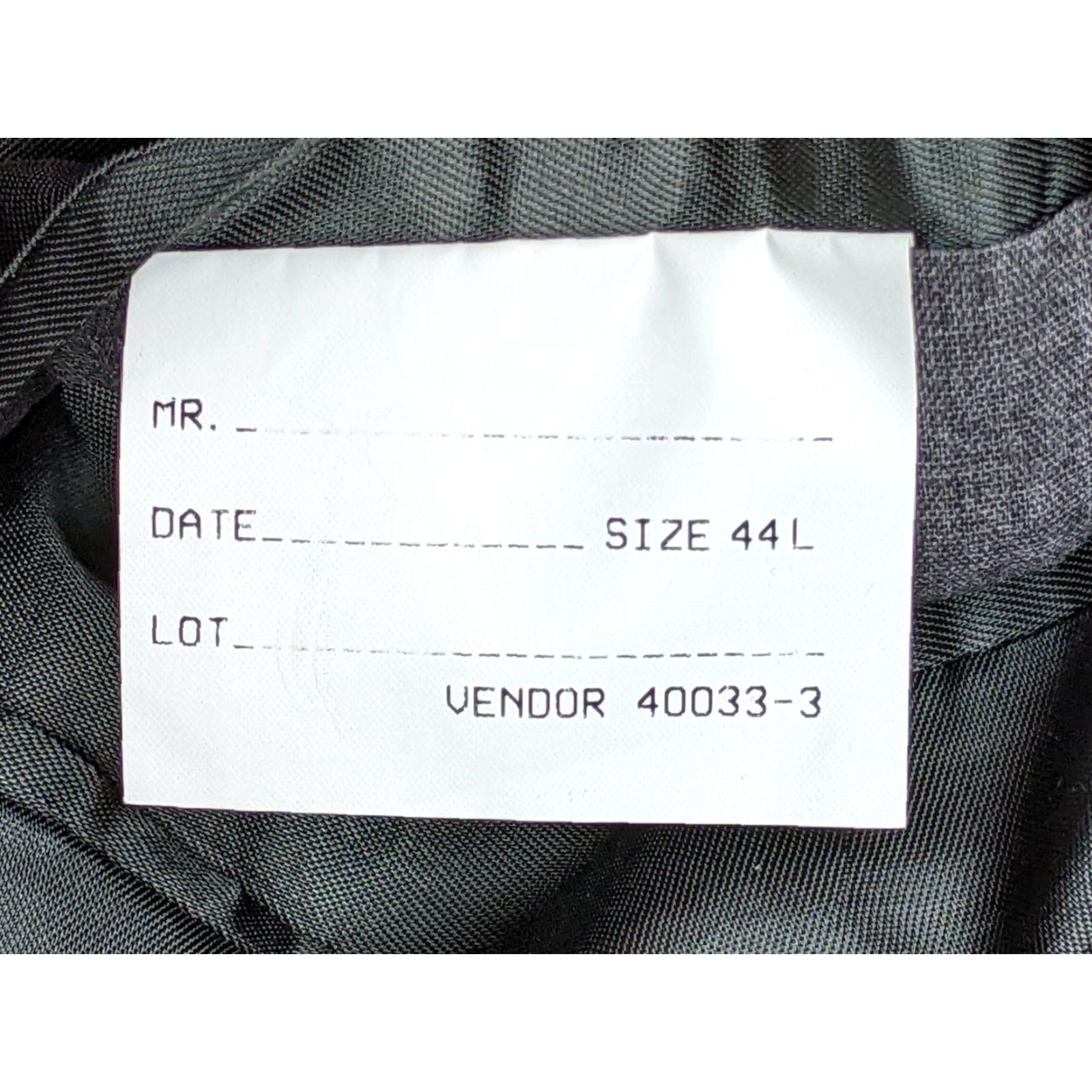 Stafford Stafford Blazer Single-Breasted Notch Lapel Gray Silk Wool 2 Button 44L Mens Sport Coat Jacket Size 44R - 5 Thumbnail