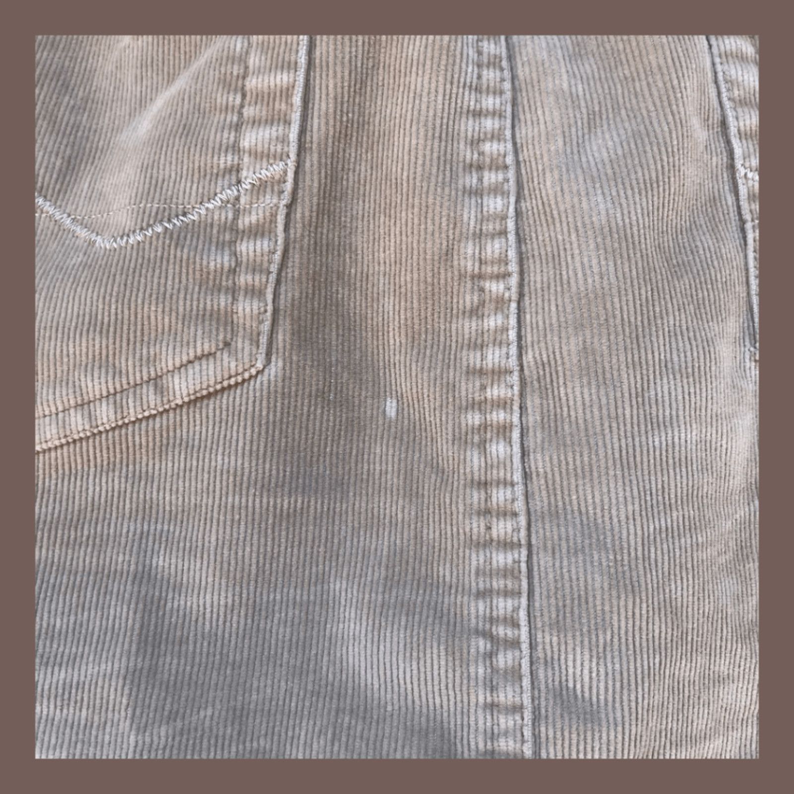 St. Johns Bay VTG Corduroy Maxi Skirt | St. John’s Bay Beige Y2K | Size 8 Size 30" / US 8 / IT 44 - 5 Thumbnail
