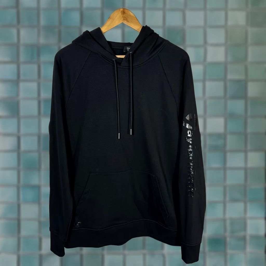 TaylorMade TaylorMade Mens Golf Hoodie Black Sleeve Logo Pullover Sweatshirt Medium Size US M / EU 48-50 / 2 - 1 Thumbnail
