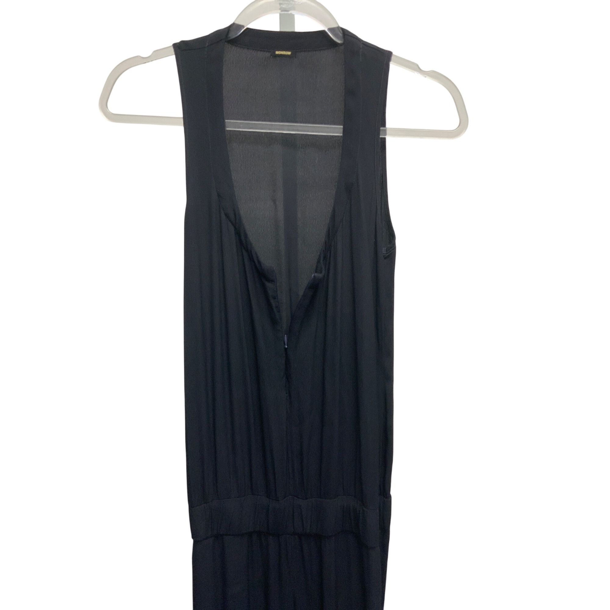 MONROW Monrow Neptune Crepe Jumpsuit Size 26" / US 2 / IT 38 - 7 Thumbnail