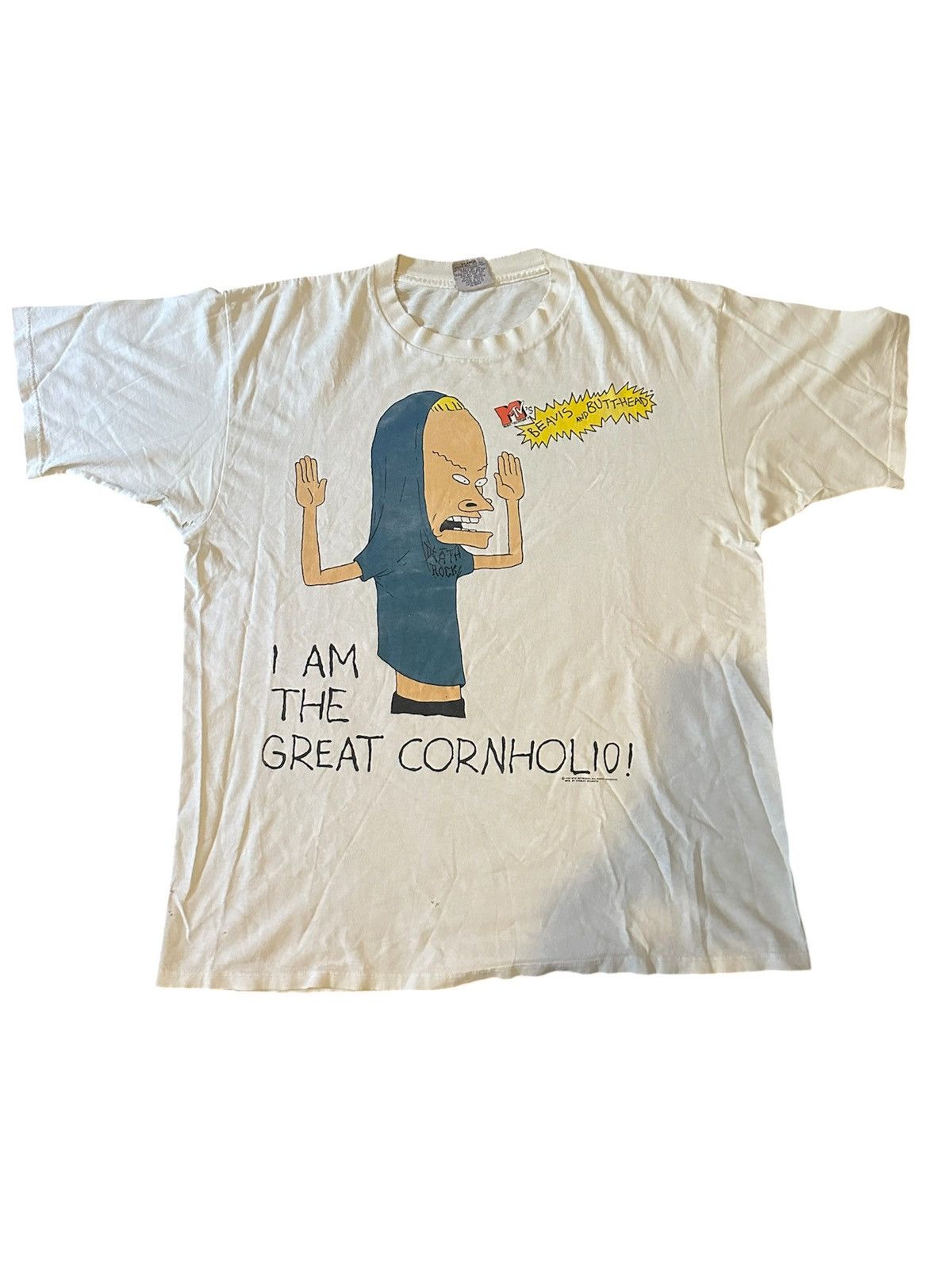 Mtv × Vintage Beavis and Butthead Tattoos Rule Vtg XL Stanley