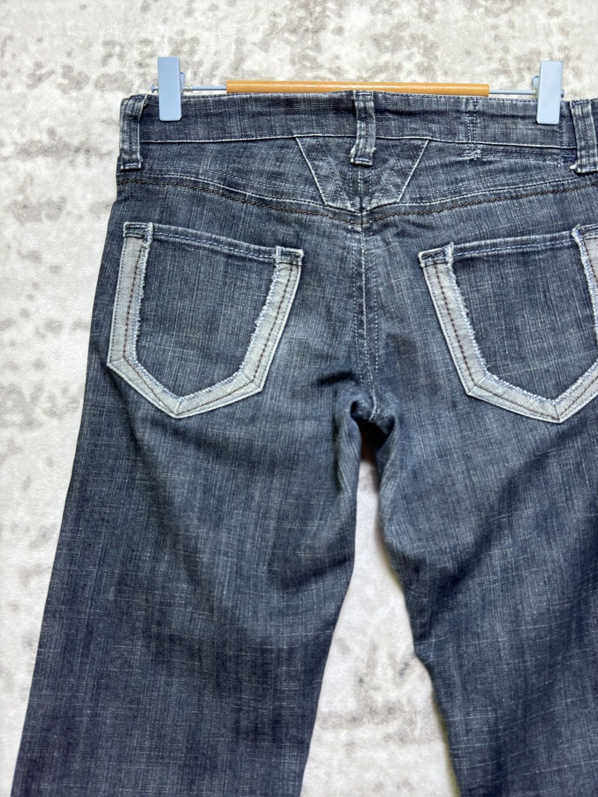 Marithe + Francois Girbaud Vintage Girbaud Y2K Skinny Denim Unique Pocket Design Size US 28 / EU 44 - 9 Thumbnail