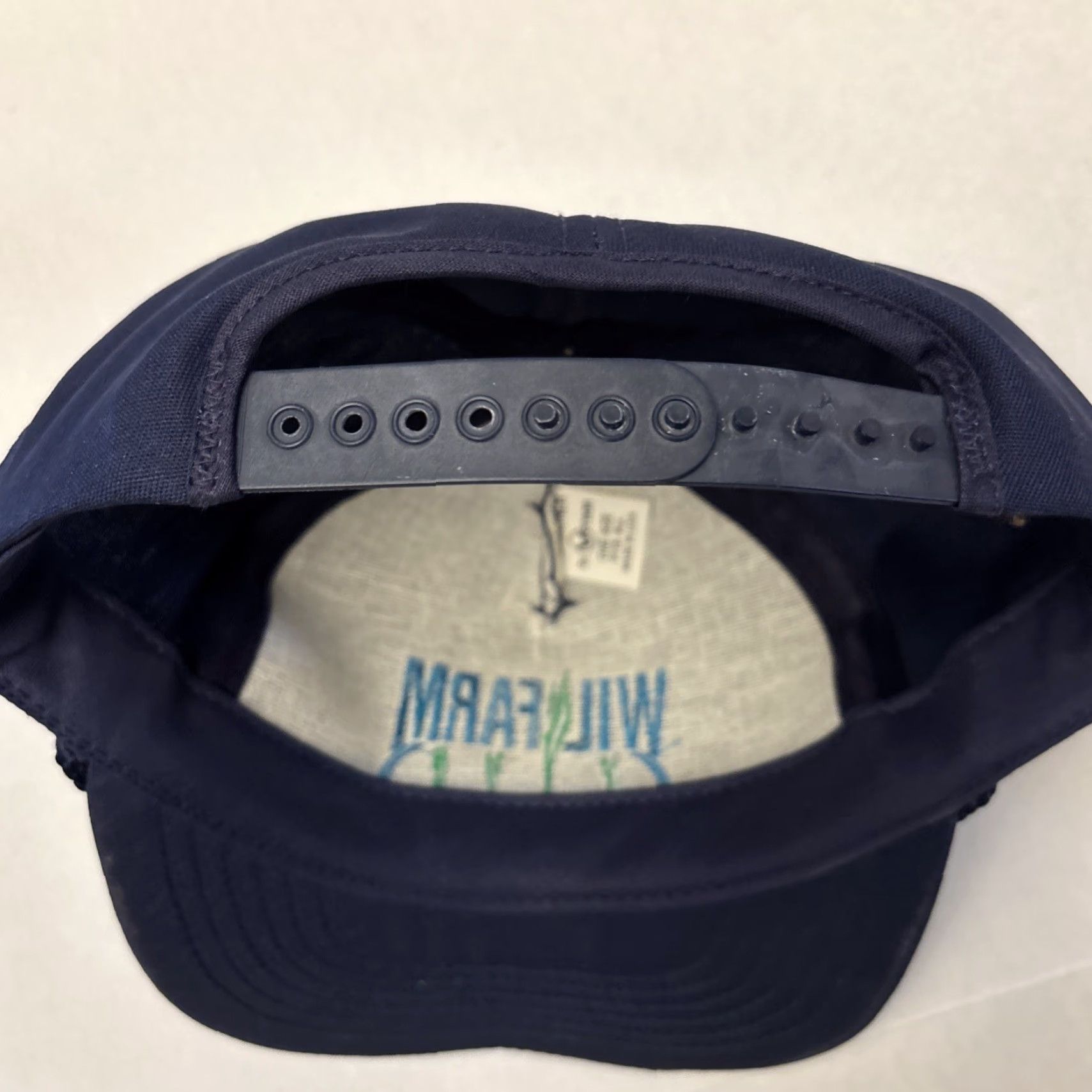 Vintage VINTAGE Vernon Wil Farm Hat Cap Snapback Adjustable Blue Unisex Adults Baseball Cap Cotton Twill Made in USA Size ONE SIZE - 6 Thumbnail
