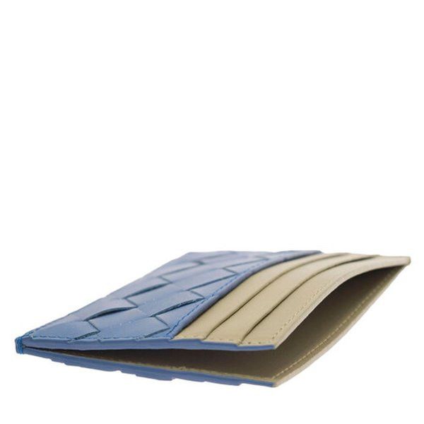 Bottega Veneta o1n1vont1124 Size: OS / Credit Card Case in Blue/Brown Size ONE SIZE - 2 Thumbnail