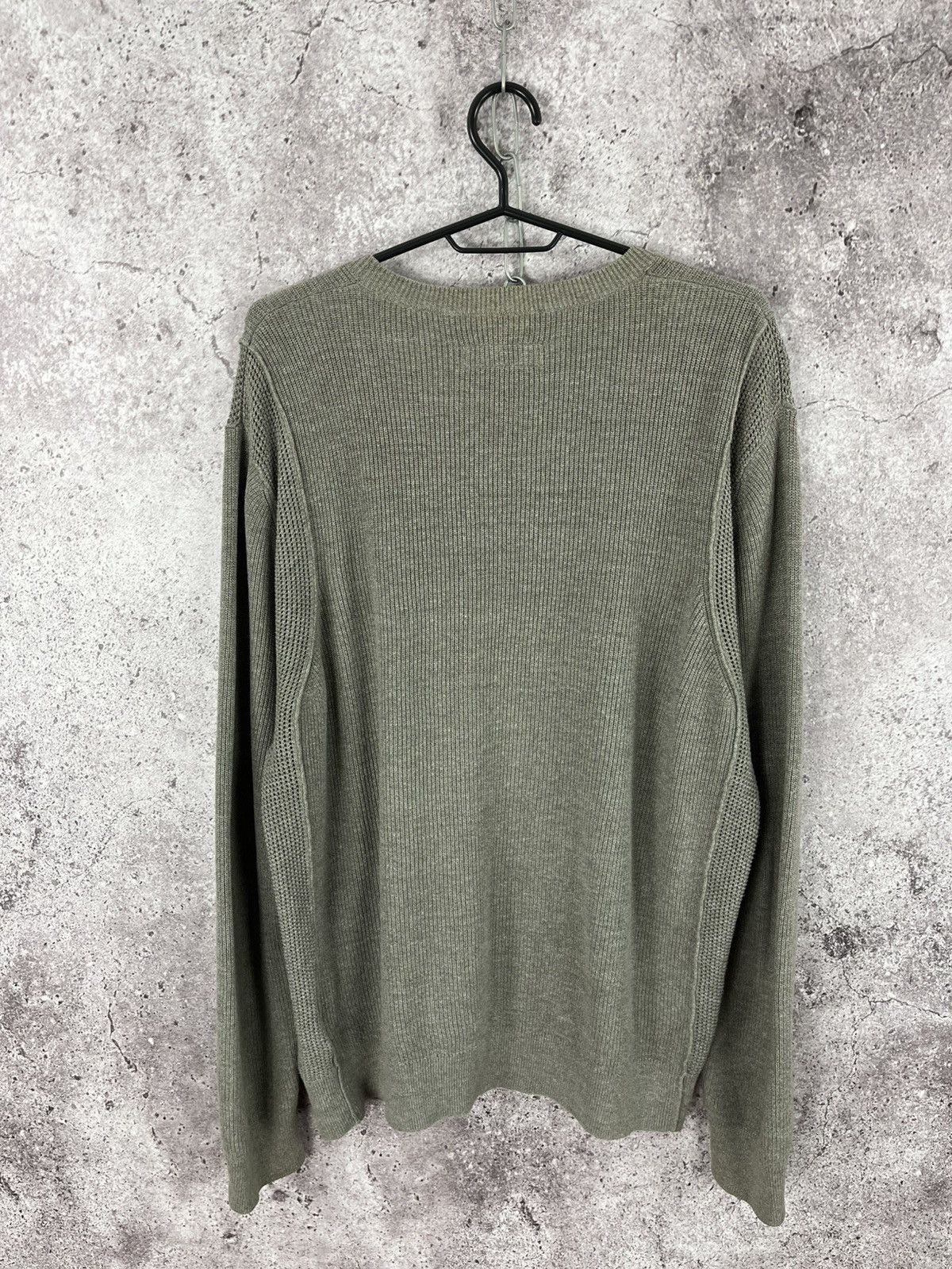 Allsaints Allsaints Crew Neck Sweater Long Sleeve Khaki Grey Size L Size US L / EU 52-54 / 3 - 5 Thumbnail