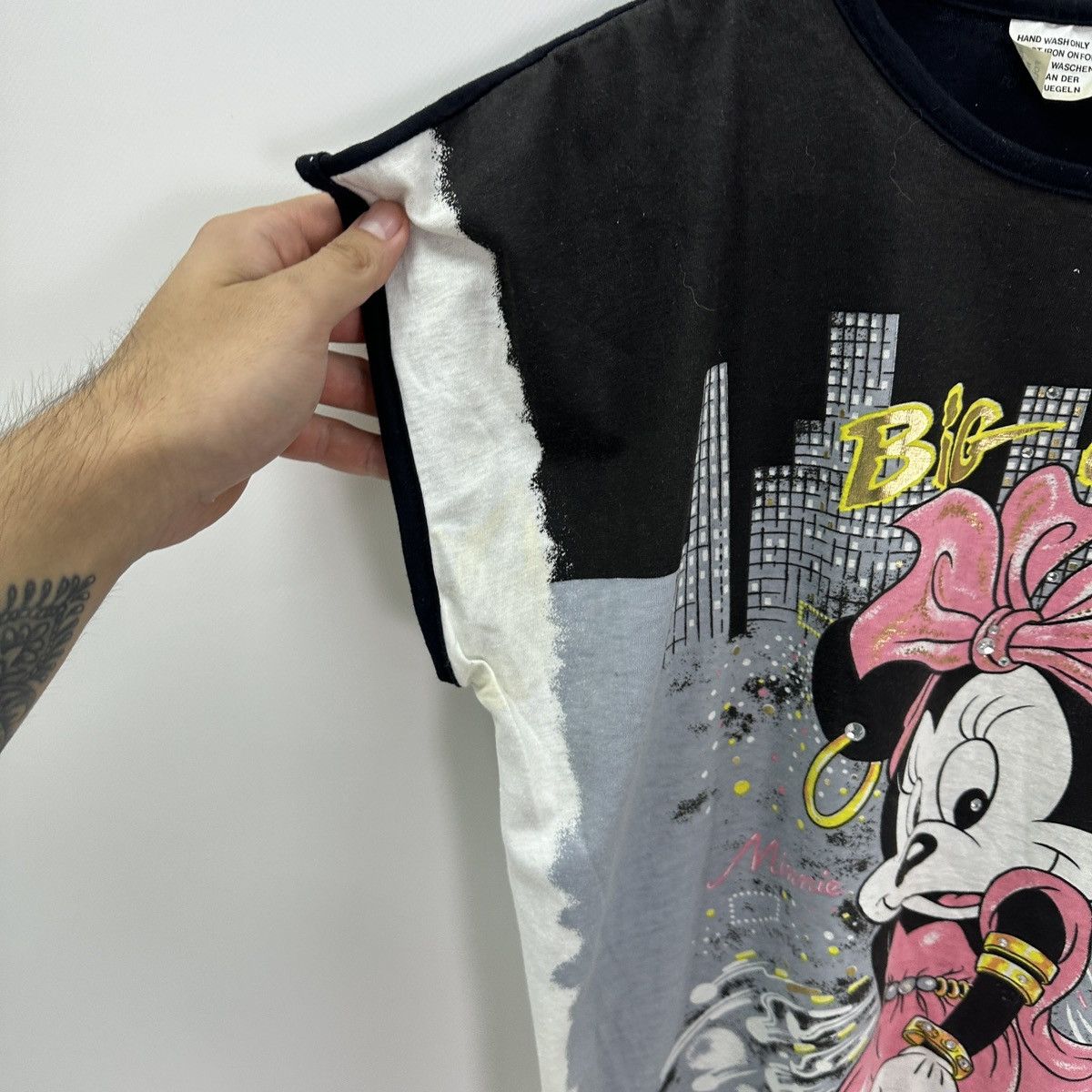 Mickey Mouse Vintage 90s Minnie Mouse Big City Lights Walt Disney tanktop Size S / US 4 / IT 40 - 7 Thumbnail