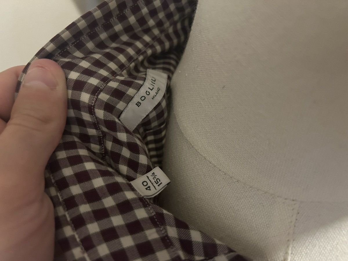 Boglioli Boglioli Gingham Shirt Size US M / EU 48-50 / 2 - 3 Thumbnail