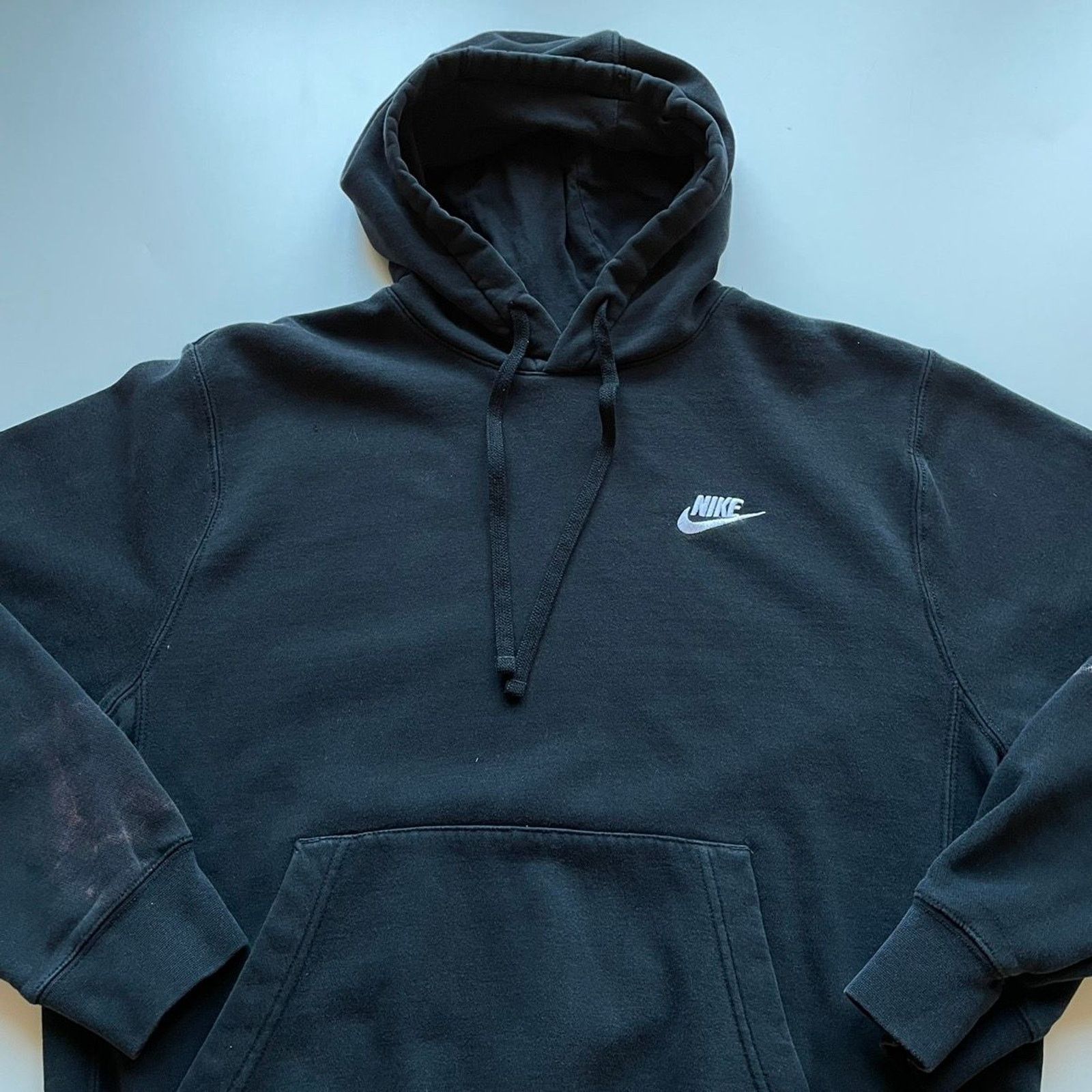 Nike Vintage Y2K Nike Sportswear Swoosh Hoodie Small Black Rare Size US S / EU 44-46 / 1 - 2 Thumbnail