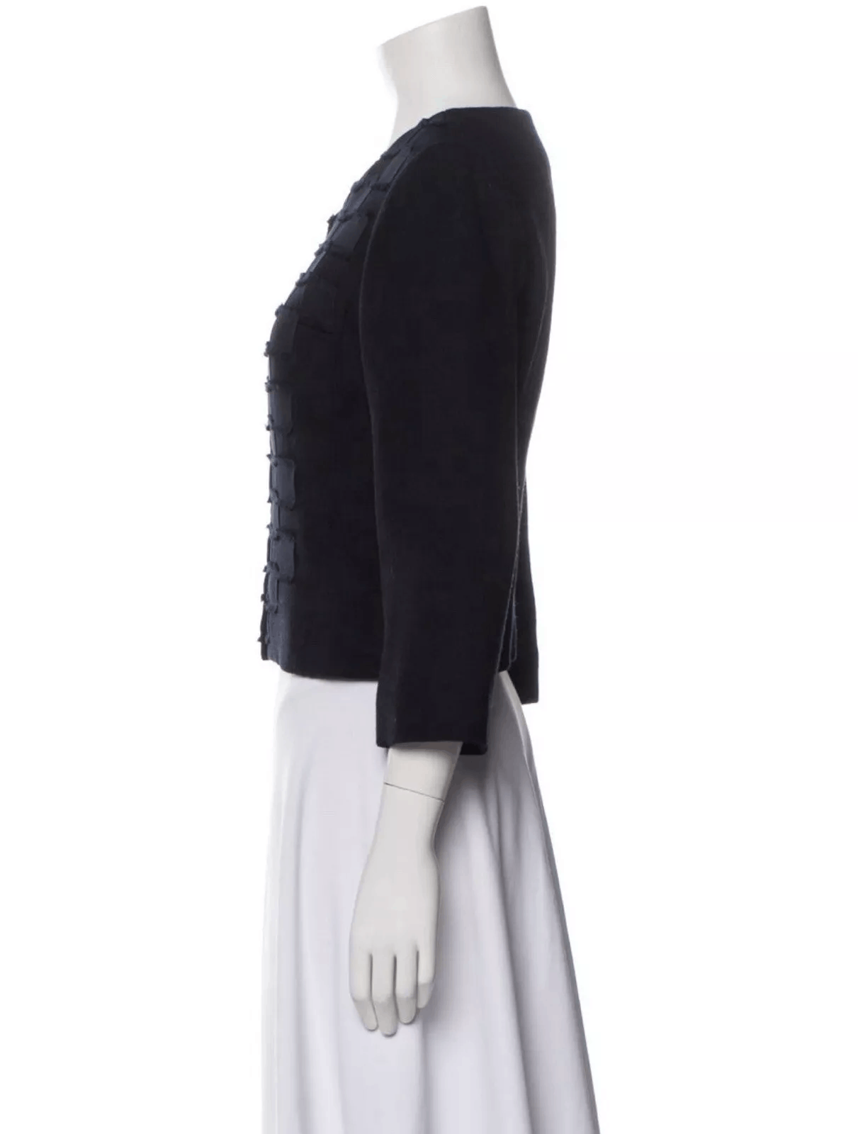 Oscar De La Renta Oscar de la Renta 2013 Plaid Print Evening Jacket Size S US4 Size S / US 4 / IT 40 - 2 Thumbnail