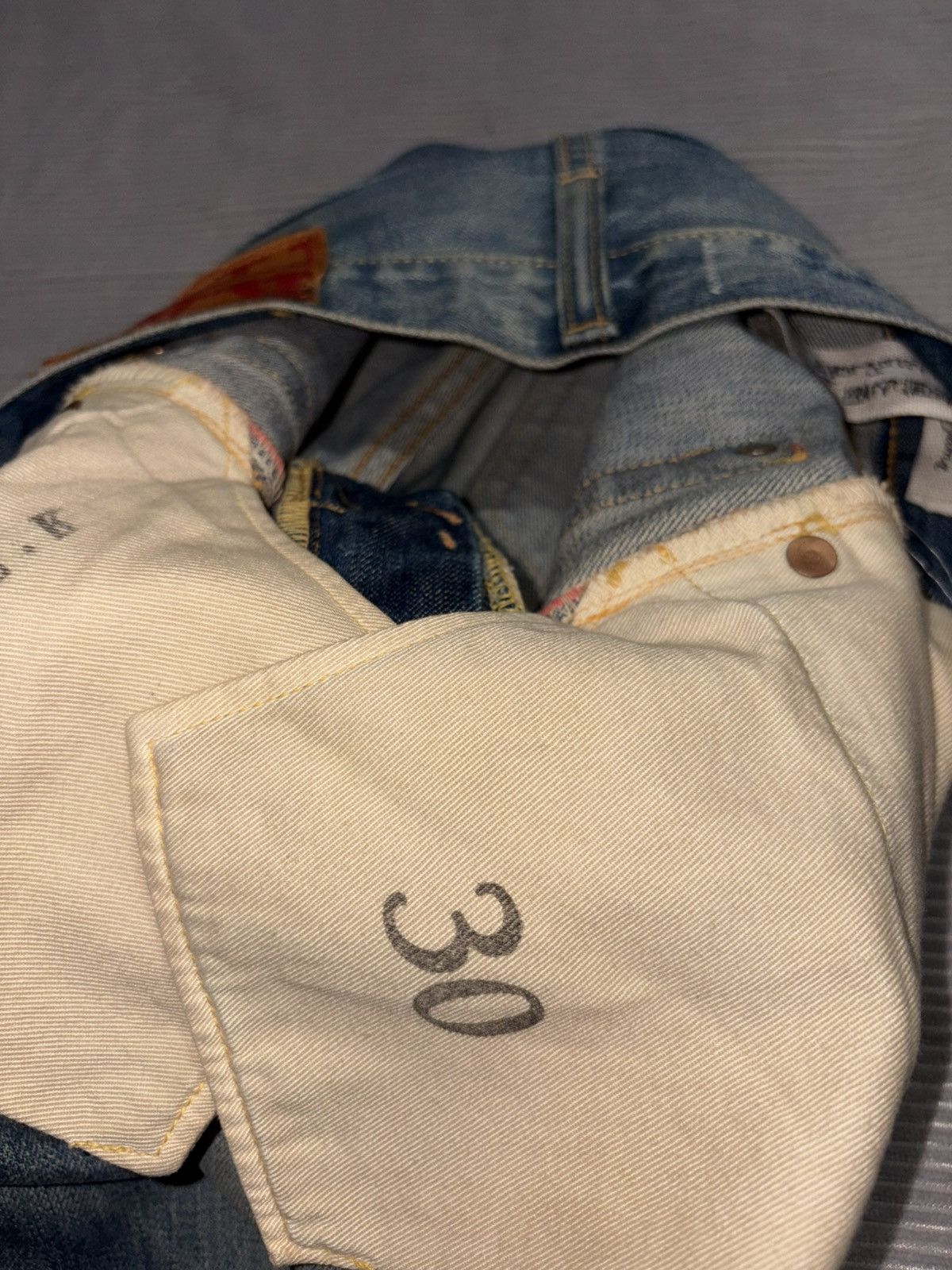 Kapital Kapital Selvedge Boot Flare Jeans Denim sand wash Bellbo Th Size US 28 / EU 44 - 9 Thumbnail