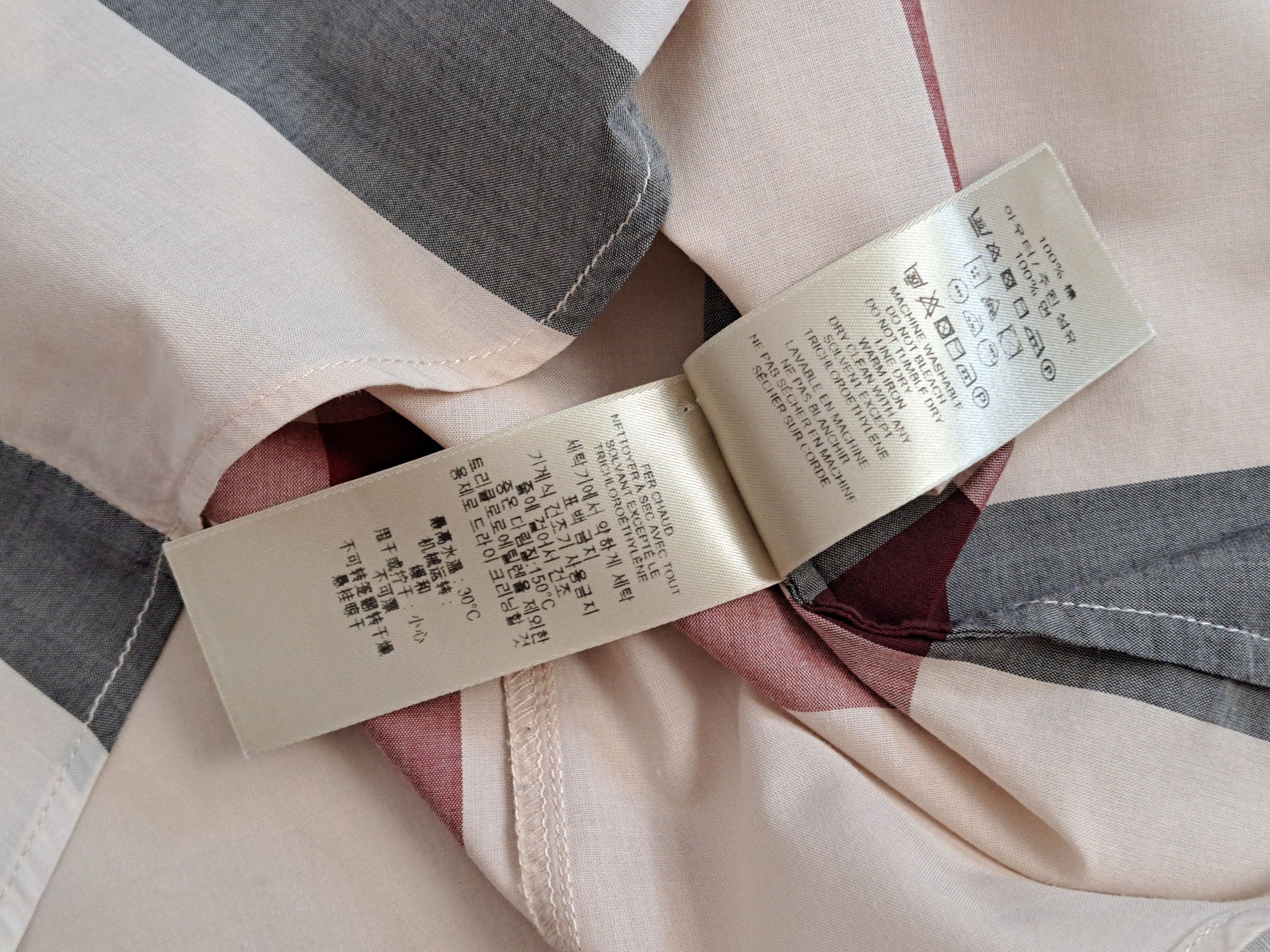 Burberry Burberry Brit checked long sleeve shirt. Size XS Size XS / US 0-2 / IT 36-38 - 7 Thumbnail