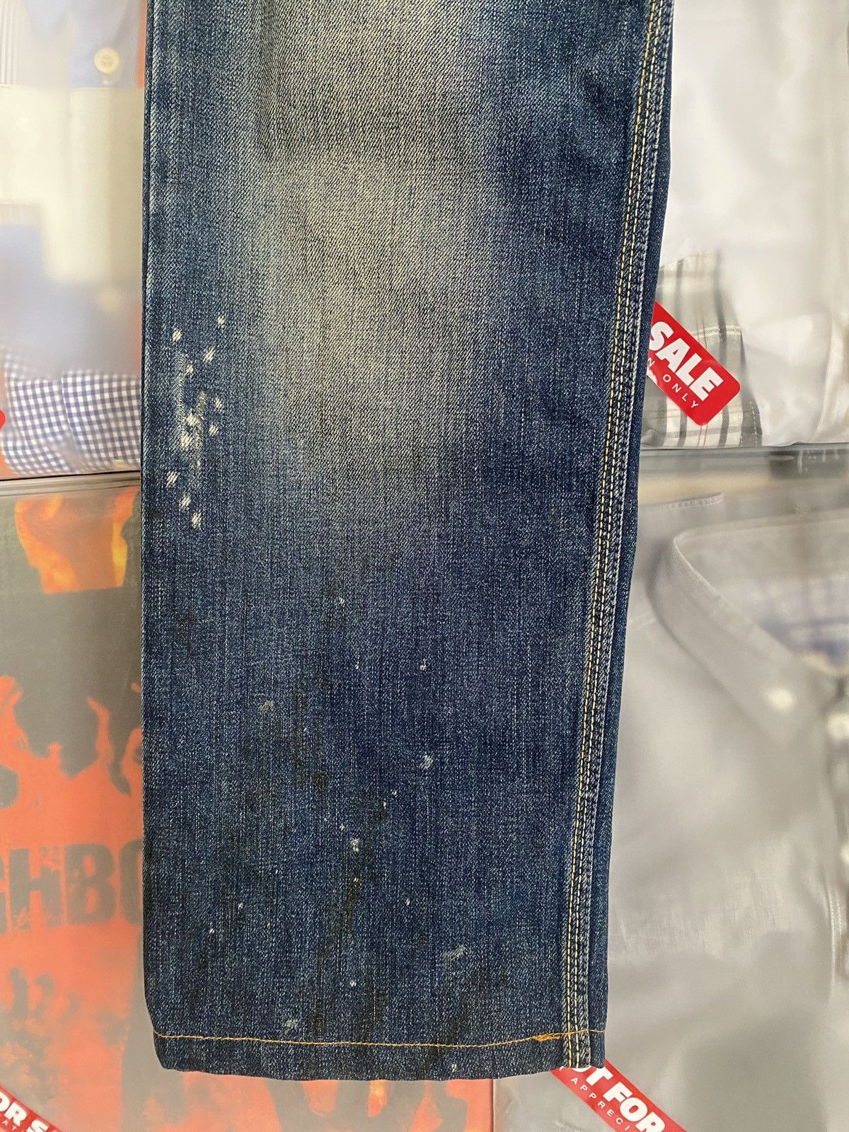 Diesel Vintage 2005 Diesel Onija Wash Denim Distressed Size US 33 - 6 Thumbnail