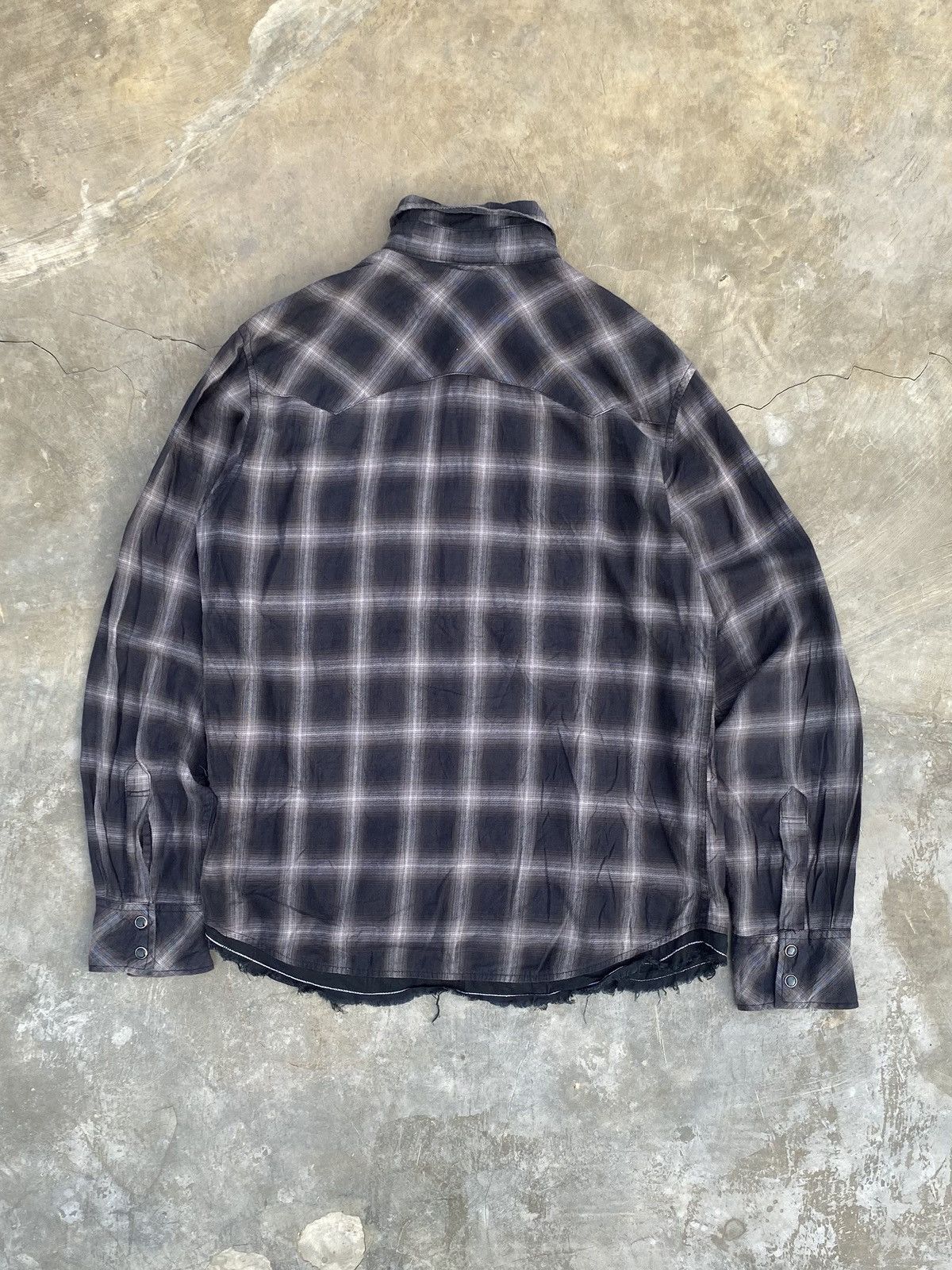 If Six Was Nine × Japanese Brand × Kapital Flanel veterano Vtg Size US M / EU 48-50 / 2 - 2 Thumbnail