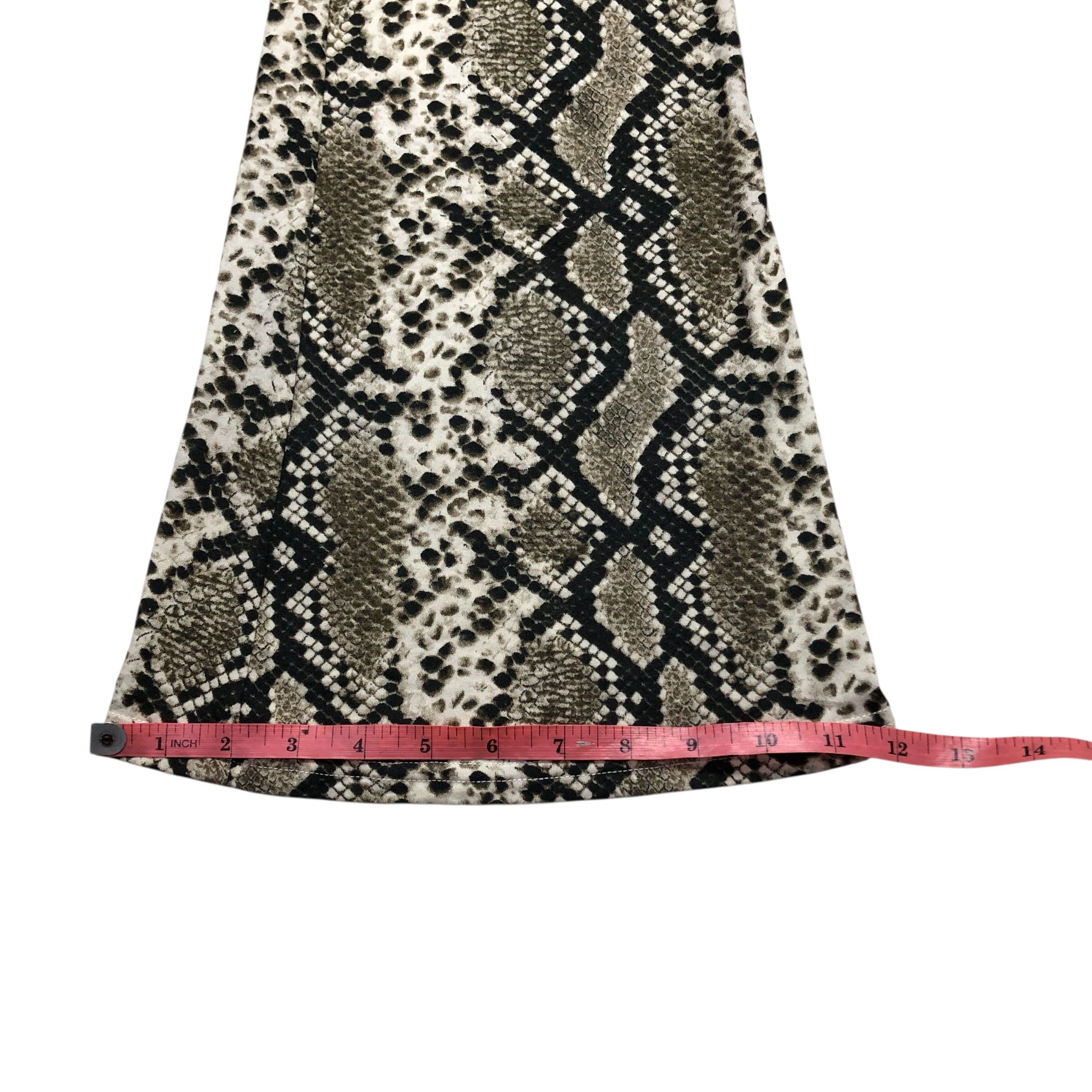 Japanese Brand Flare Snake Pattern style Roberto Cavalli Stretchy by Egoist Size US 28 / EU 44 - 4 Thumbnail
