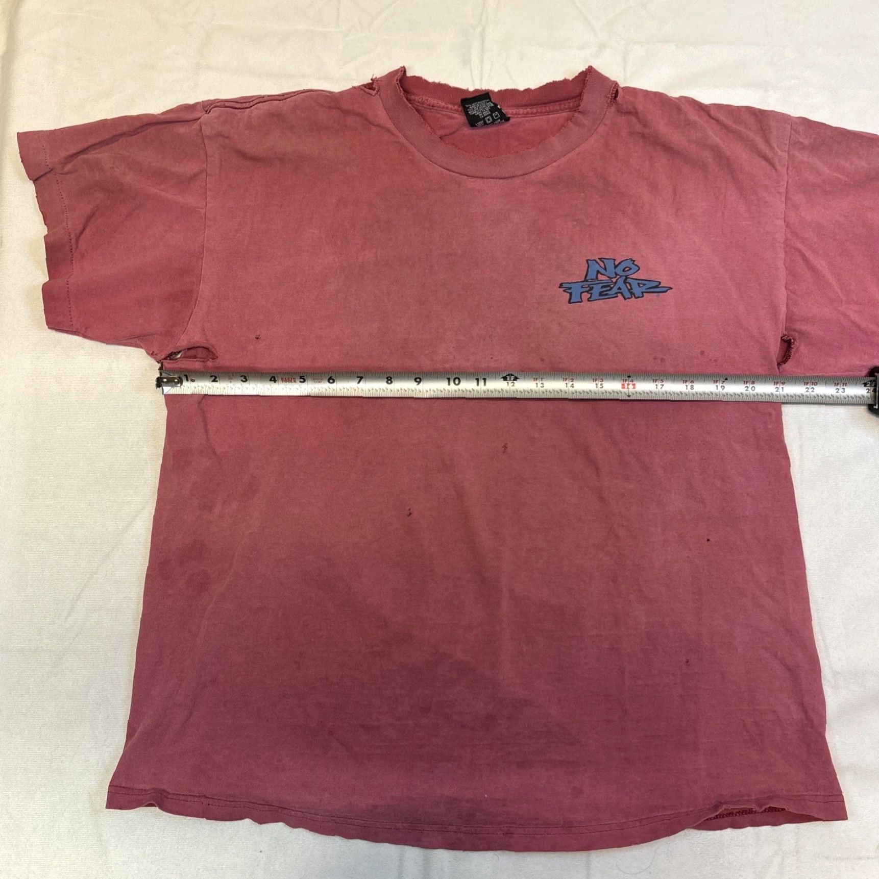 No Fear VINTAGE No Fear T-Shirt 90s X-Large Red Short Sleeve Men's Dream Thief Of Dreams Single Stitch 1990s Fear The Thief Of Dreams (No Fear) Size US XL / EU 56 / 4 - 7 Thumbnail