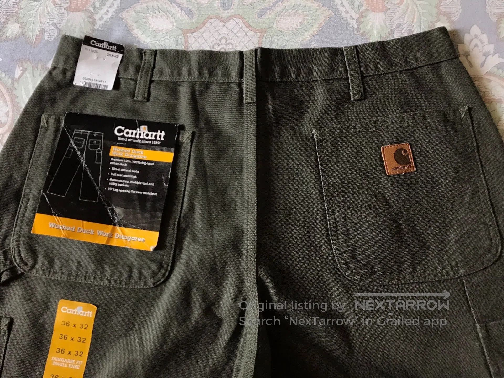 Carhartt Carhartt B11 MOS Canvas Work Pants 36x32. Size US 36 / EU 52 - 5 Thumbnail