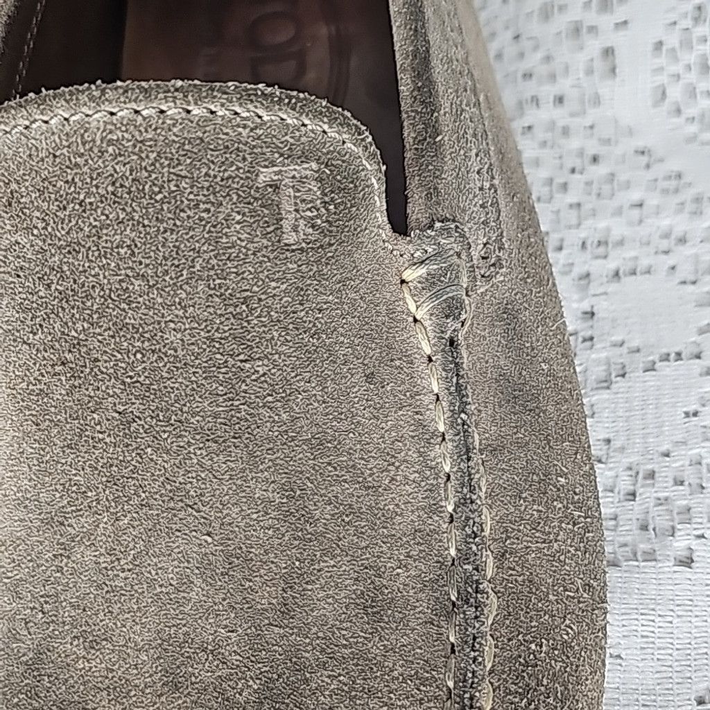 Tod's Tod's tan beige leather suede slip on penny loafer shoes 7.5 Size US 7.5 / EU 40-41 - 5 Thumbnail
