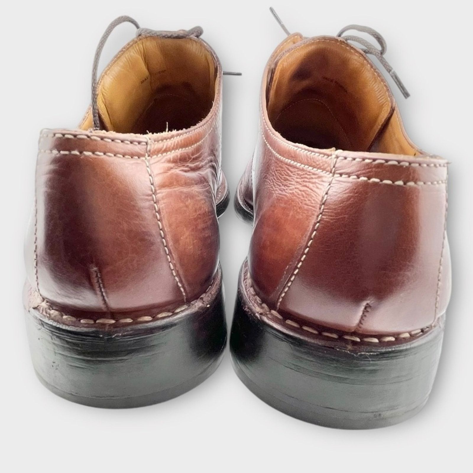 Cole Haan COLE HAAN men’s brown leather tie Oxford shoes size 13 Size US 13 / EU 46 - 11 Thumbnail