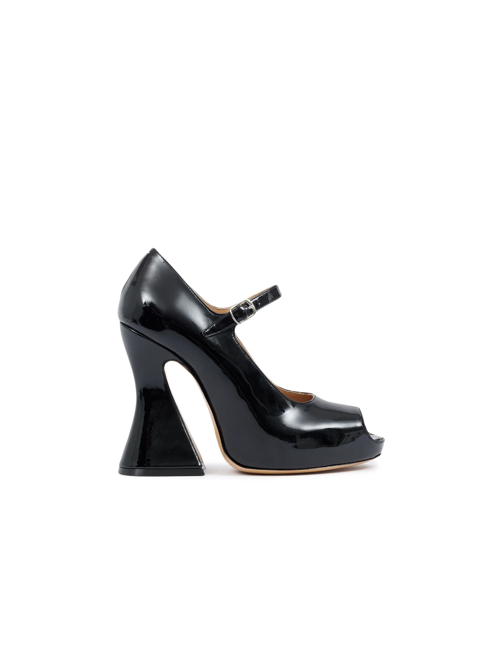 Maison Margiela oc11z1225 Patent Leather Mary Jane Pumps in Black Size US 7 / IT 37 - 1 Thumbnail
