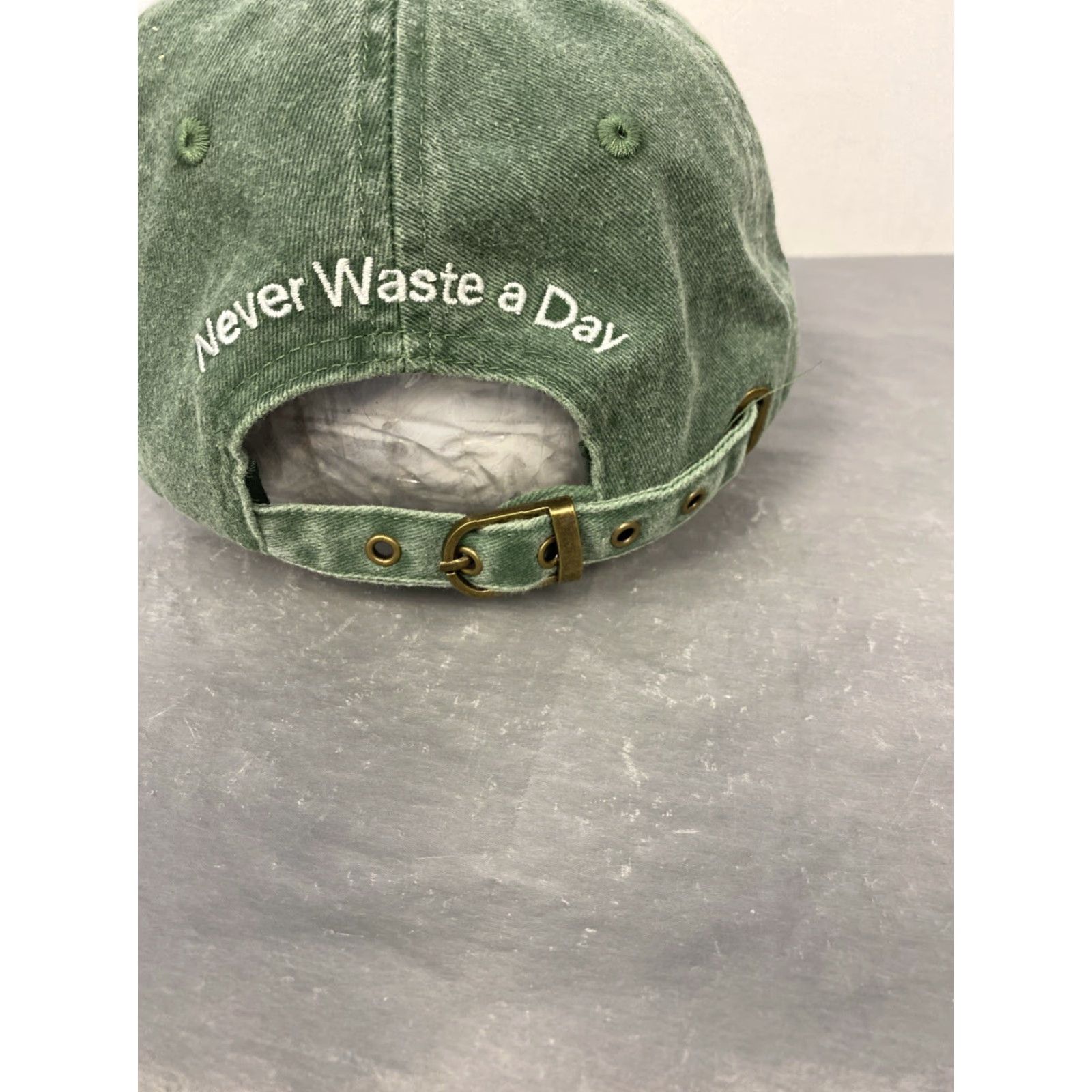 Vintage AG1 Strapback Hat One Size Green Adjustable Baseball Cap Casual Mens Size ONE SIZE - 6 Thumbnail