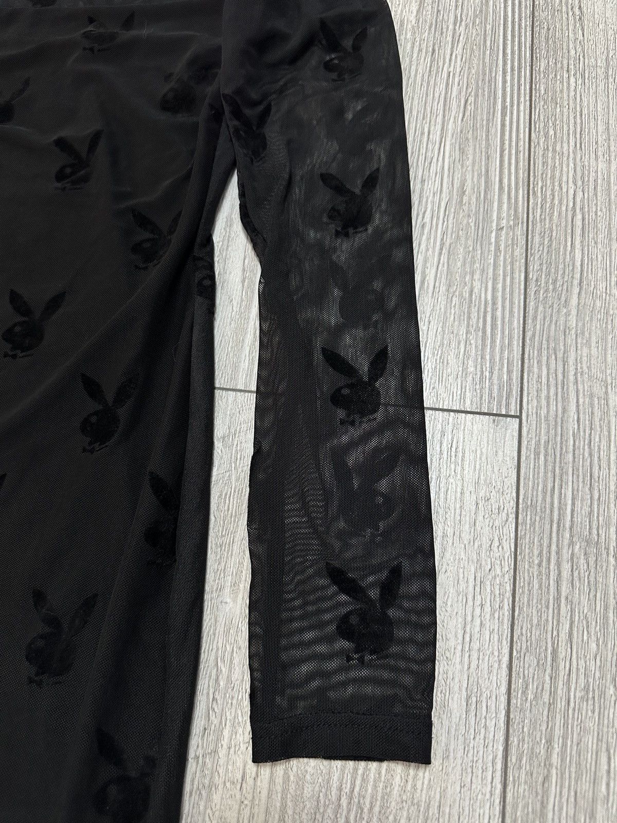 Missguided Misguided Playboy sheer bunny long sleeve dress Size XL / US 12-14 / IT 48-50 - 6 Thumbnail