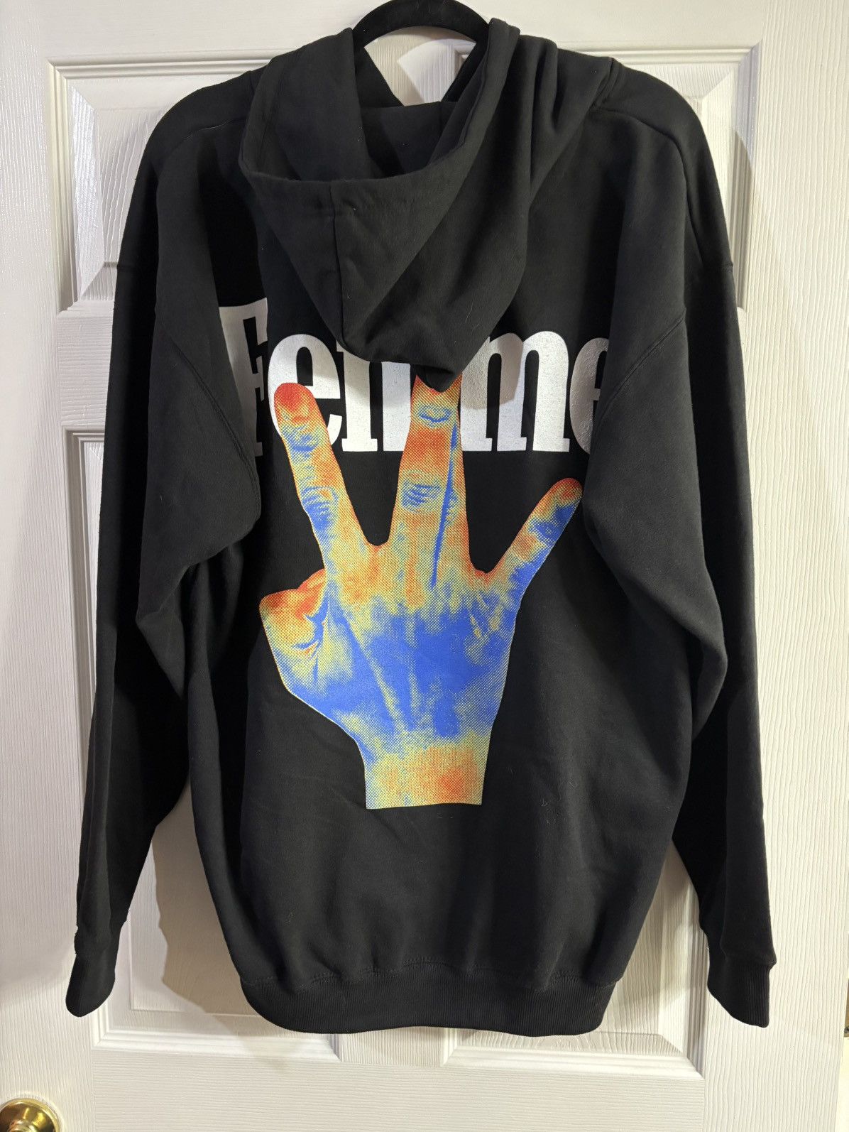 Homme + Femme La Inferno red homme femme hoodie. Size US XL / EU 56 / 4 - 2 Thumbnail