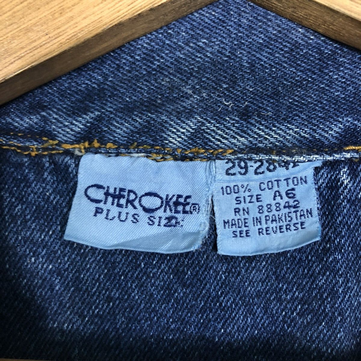 Japanese Brand 🔥VINTAGE CHORE WORK DENIM JACKET CHEROKEE ISSEY MIYAKE Size US L / EU 52-54 / 3 - 19 Thumbnail