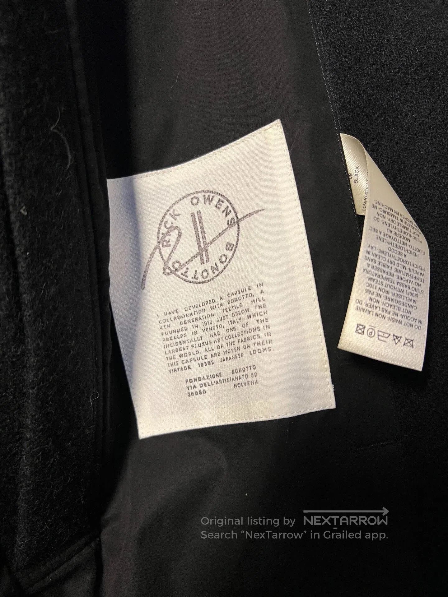 Rick Owens Rick Owens 23FW Oversized Wool Cape Coat. Size US S / EU 44-46 / 1 - 8 Thumbnail
