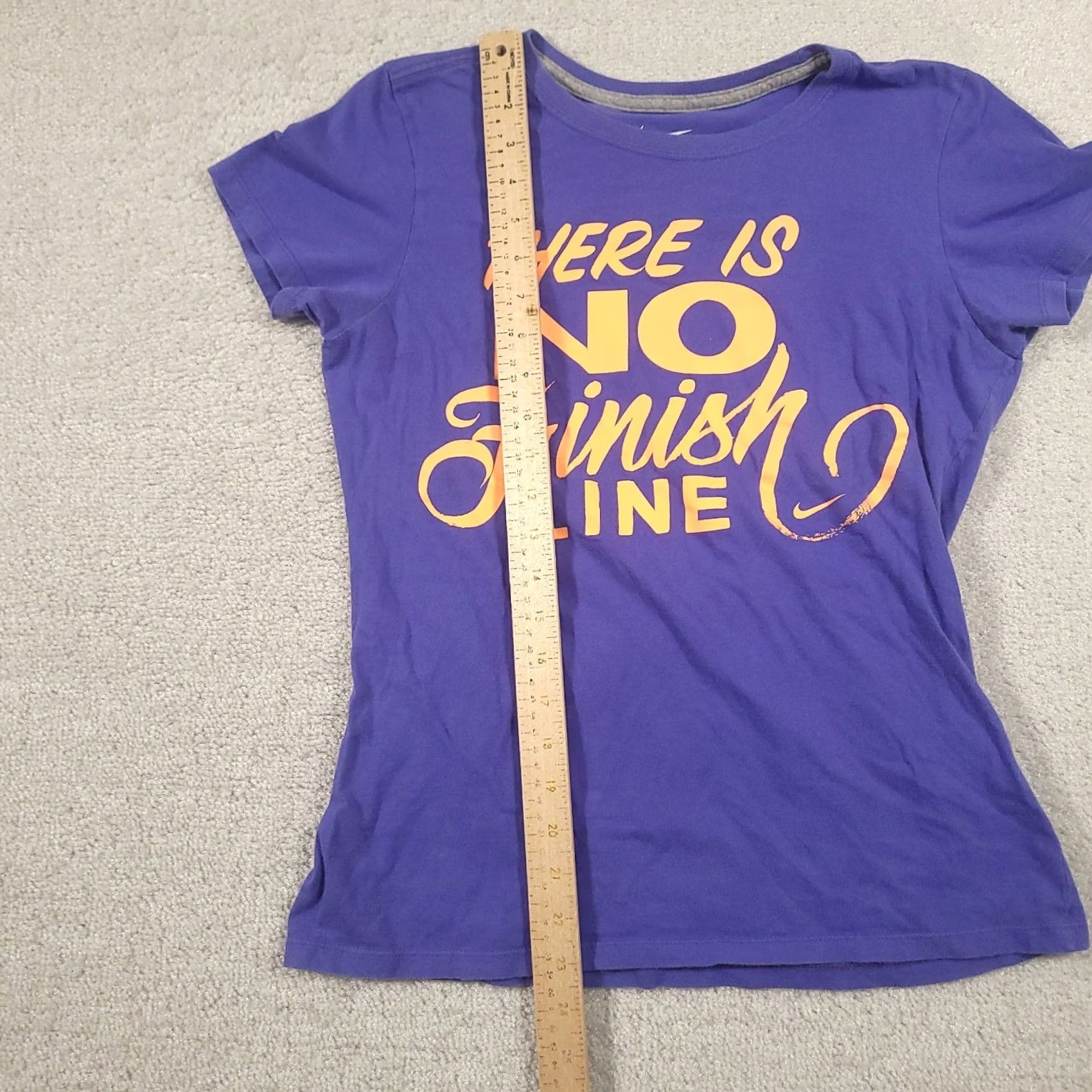 Nike Nike Shirt Women Slim Fit Blue There Is No Finish Line T-Shirt Short Sleeve Crew Neck Nike Better World Running & Jogging Womens M Blue Sprint Shirt Size M / US 6-8 / IT 42-44 - 5 Thumbnail