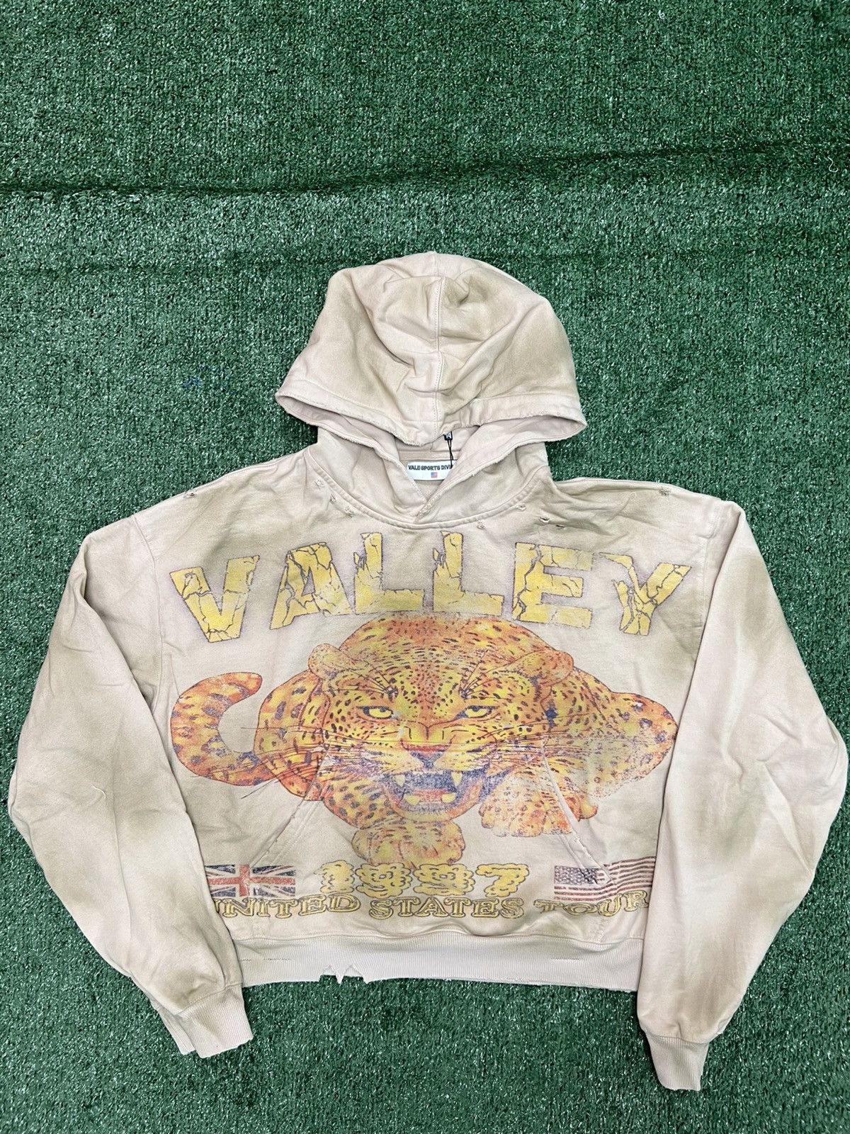 Vale Vale Cheetah Pullover Hoodie Tan Size US M / EU 48-50 / 2 - 1 Thumbnail