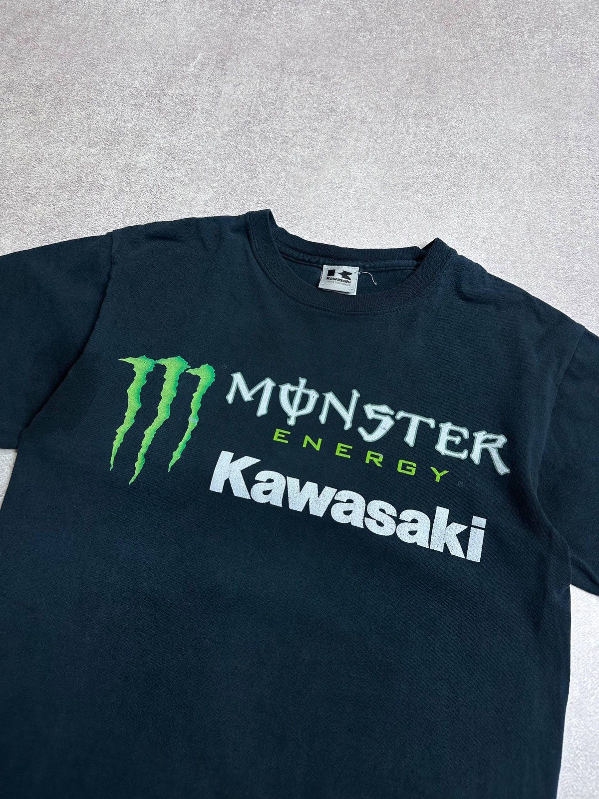 Affliction Vintage Monster Kawasaki Y2K Grunge Racing T-shirt S Size US S / EU 44-46 / 1 - 3 Thumbnail