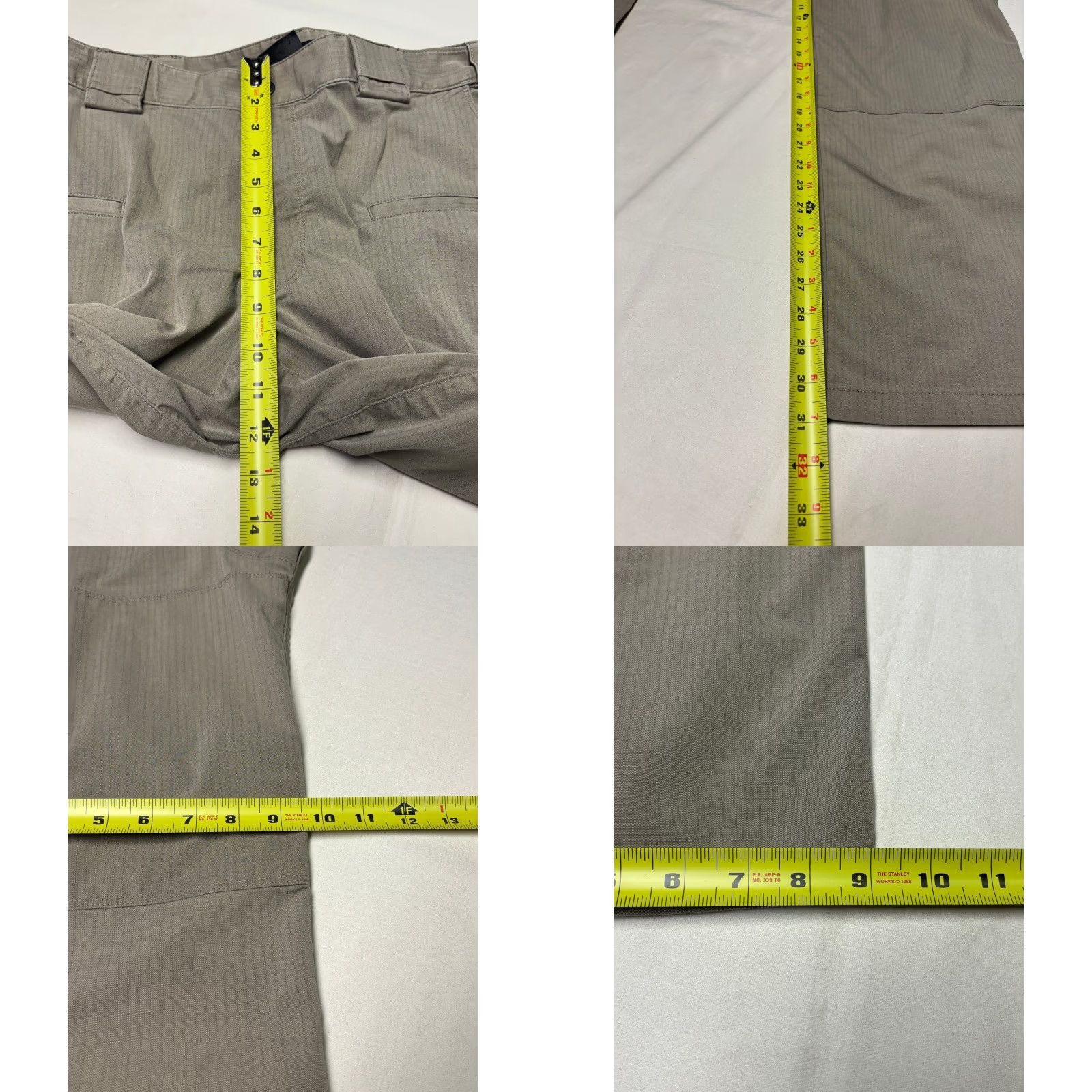 Vintage VINTAGE: No 5.11 Tactical MEN'S CARGO PANT Cargo Pants Beige 36x32 Regular Pockets Adjustable Waist Zipper Button Logo Canvas Workwear Outdoor Size US 36 / EU 52 - 9 Thumbnail