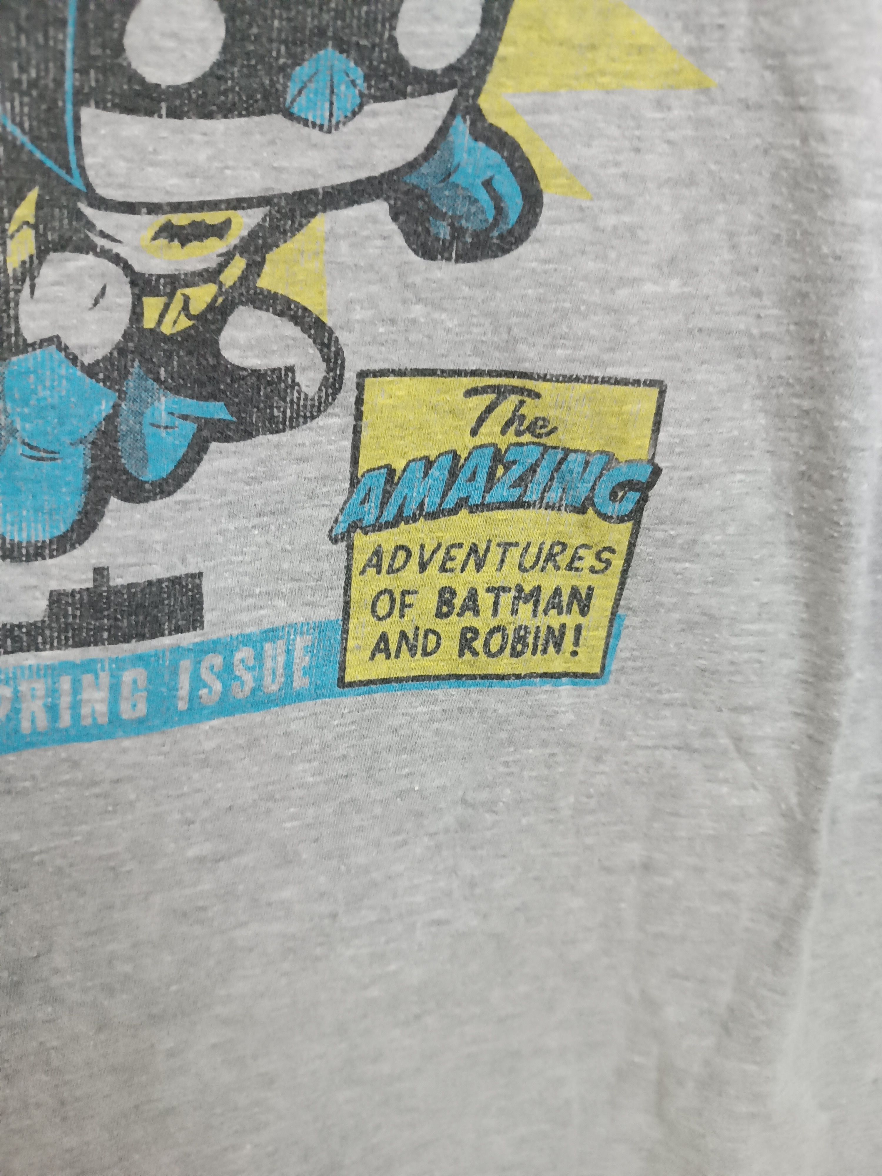 DC Comics VINTAGE BATMAN FUNKO POP TEE CUTE FUNNY SUPERMAN Size US L / EU 52-54 / 3 - 12 Thumbnail
