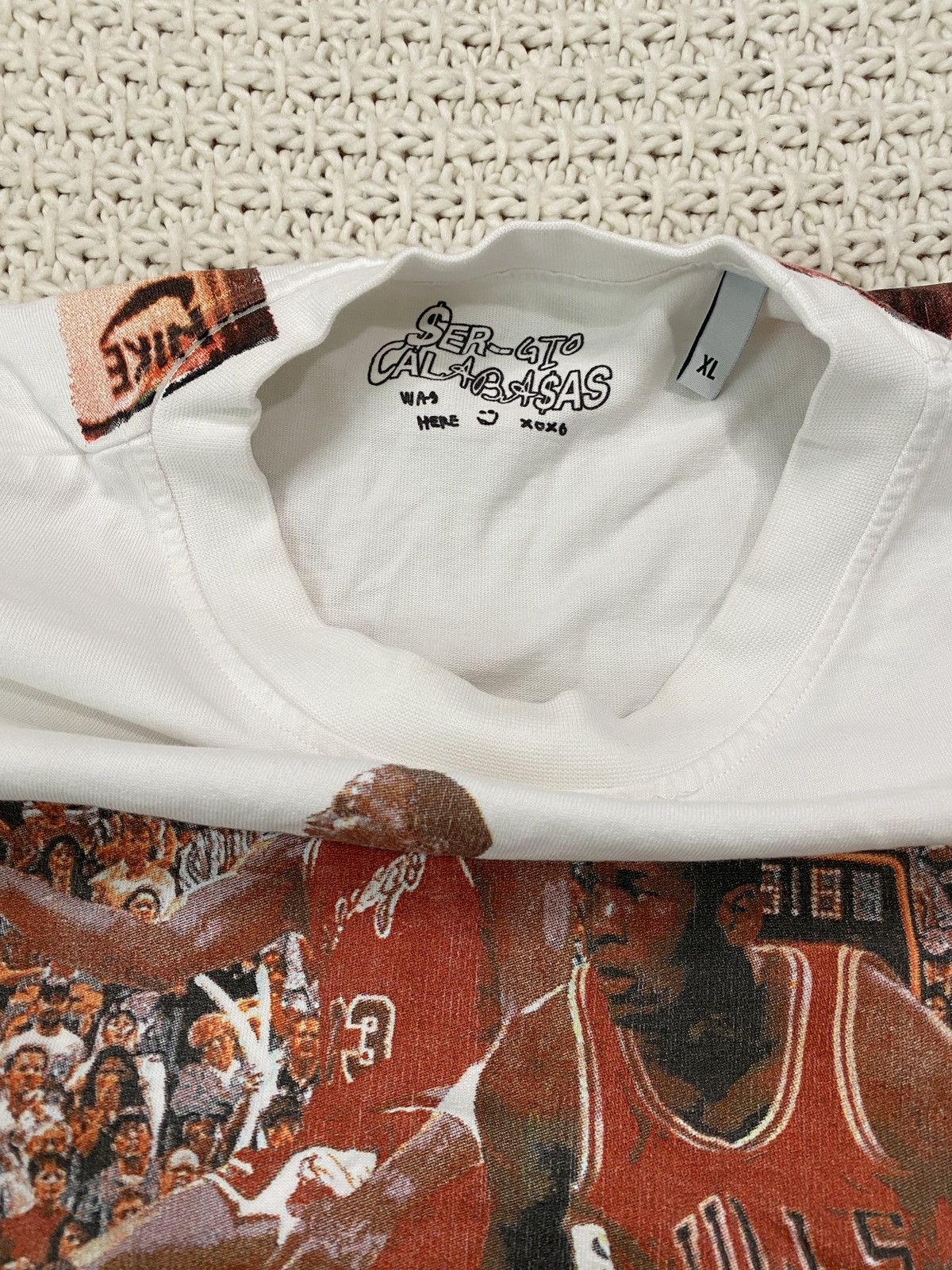 Sergio Calabasas Sergio Calabasas Michael Jordan Graphic Tee Size US XL / EU 56 / 4 - 4 Thumbnail